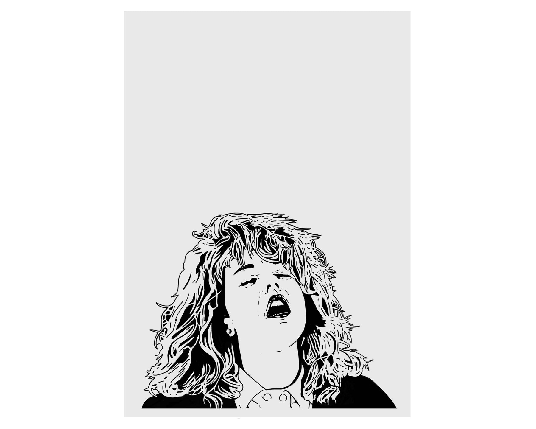 When Harry Met Sally Movie Poster Meg Ryan Minimalist Hand-Drawn Film Art (Giclée Print) — image 9
