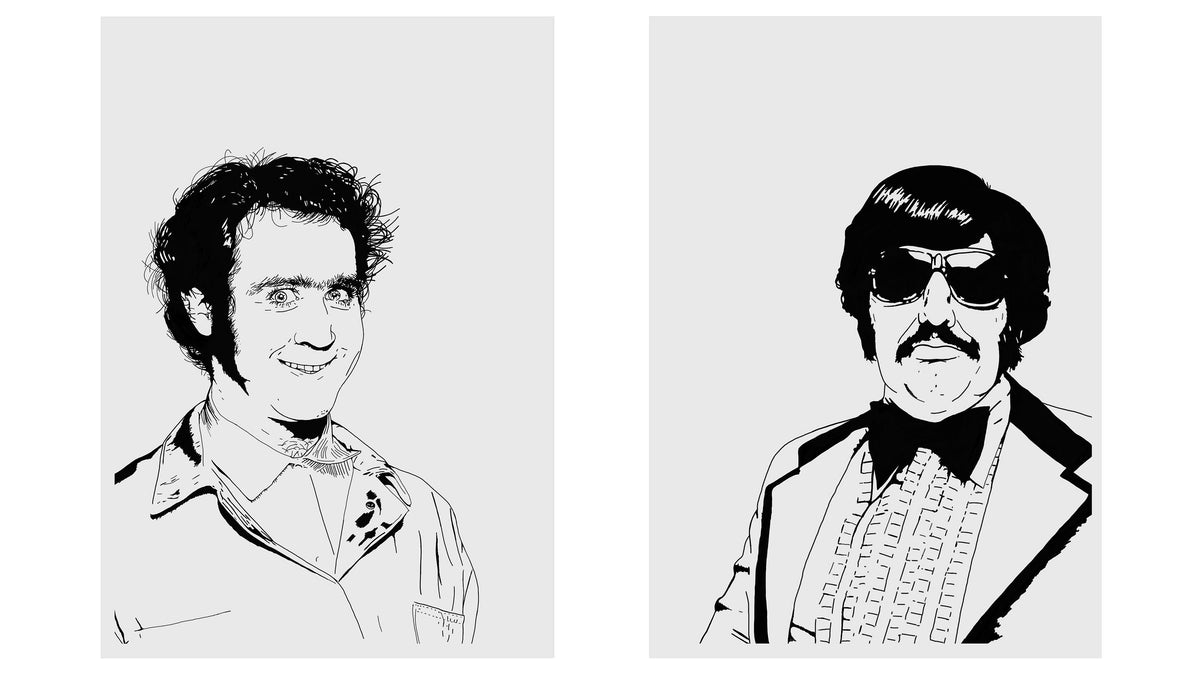 Andy Kaufman Art Print Set: Latka & Tony, Hand-Drawn Movie Poster — image 6