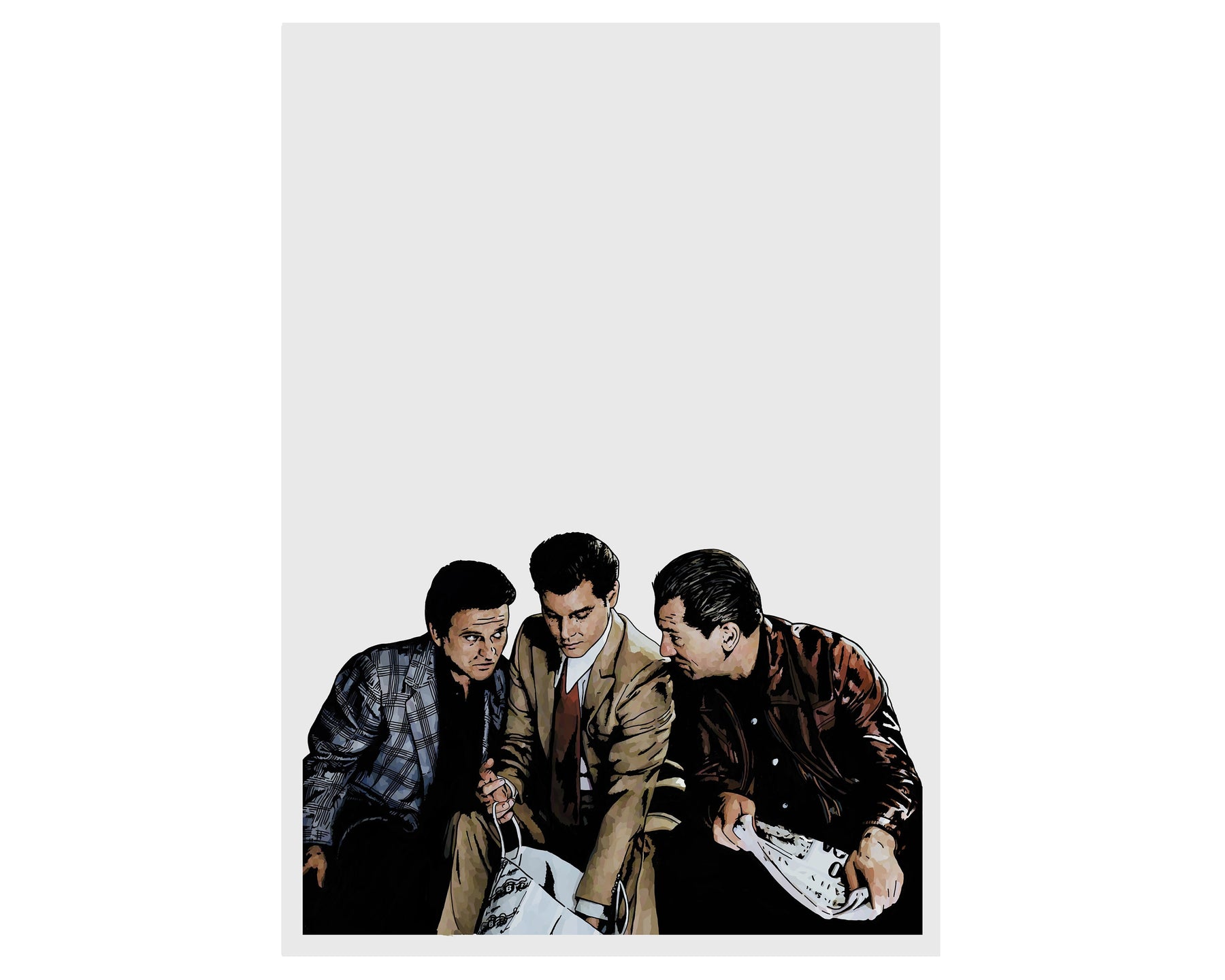 Goodfellas Portrait Film Poster – Henry Hill Jimmy Conway Tommy DeVito Giclée Art Print — image 7