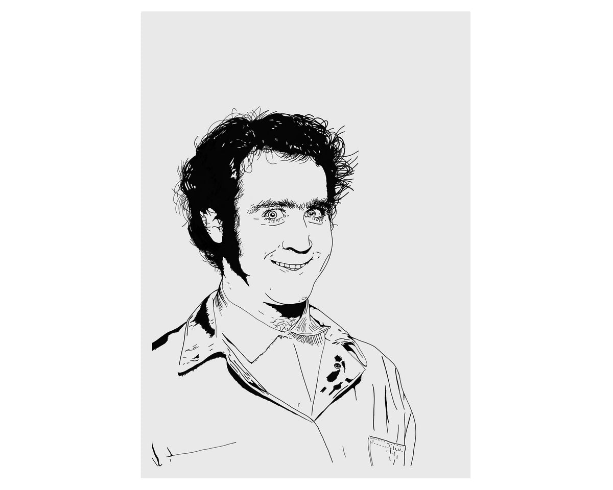 Andy Kaufman Art Print Set: Latka & Tony, Hand-Drawn Movie Poster — image 7
