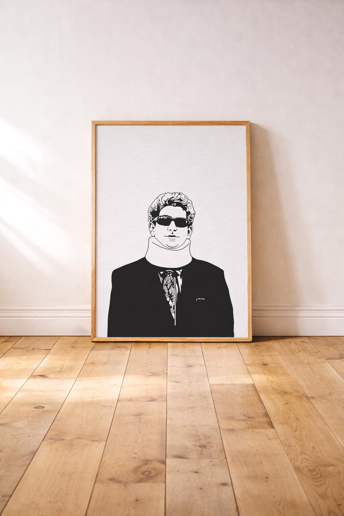 Sopranos Christopher Moltisanti Neck Brace Portrait Print – Cult TV Illustration Giclée — image 4