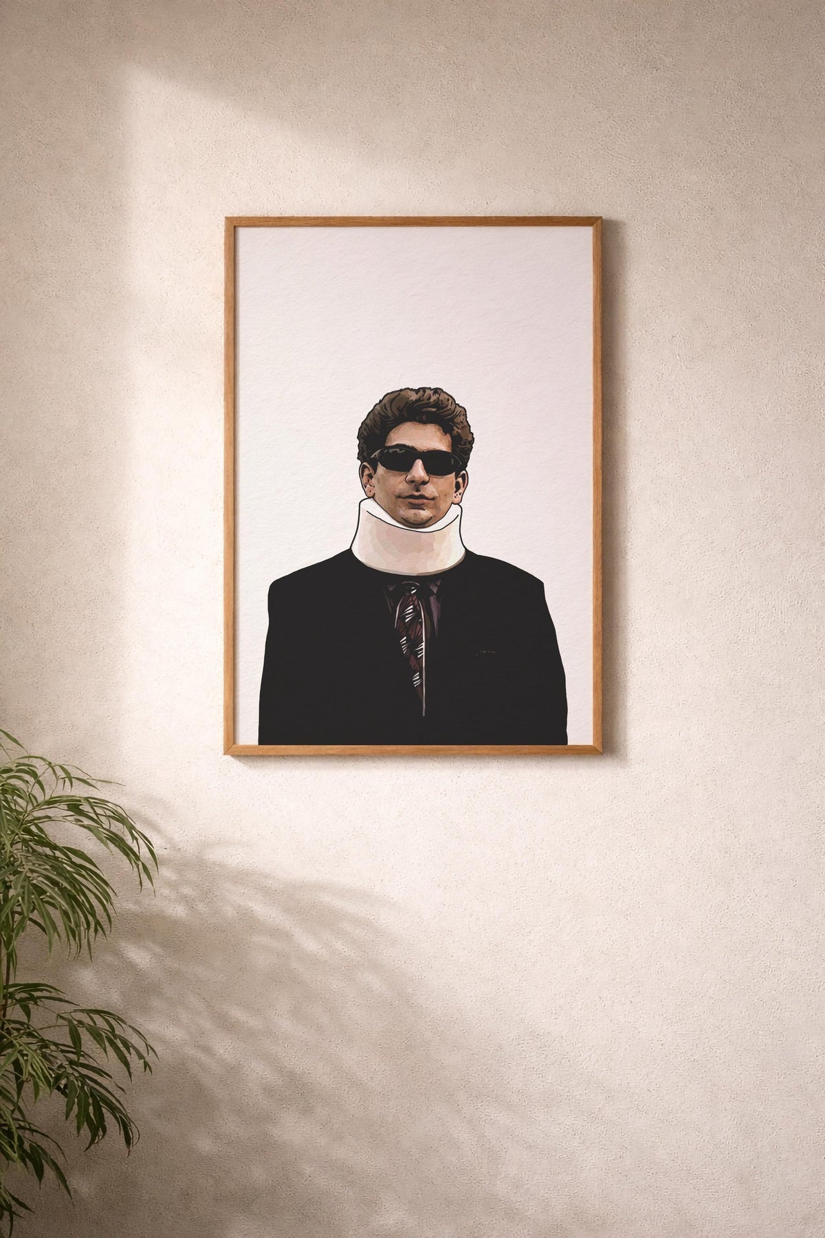 Sopranos Christopher Moltisanti Neck Brace Portrait Print – Cult TV Illustration Giclée — image 7