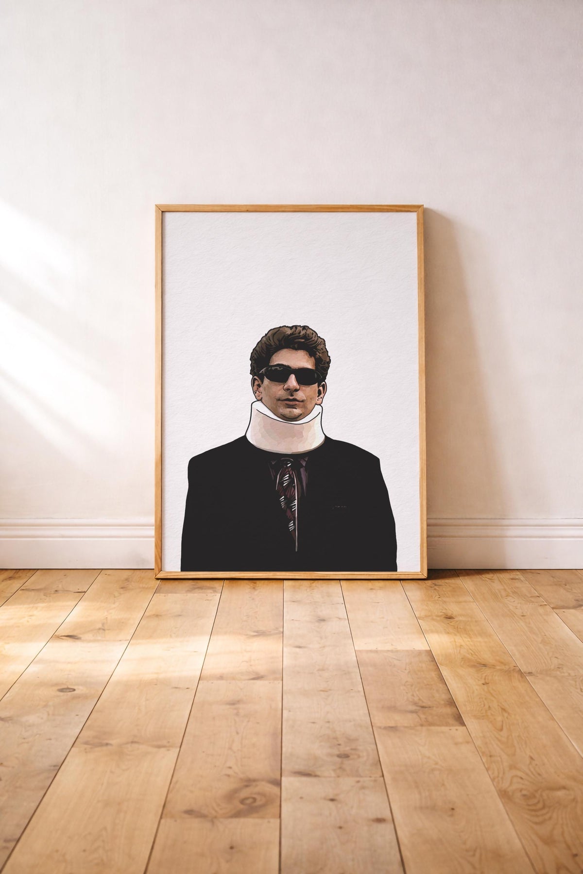 Sopranos Christopher Moltisanti Neck Brace Portrait Print – Cult TV Illustration Giclée — image 3