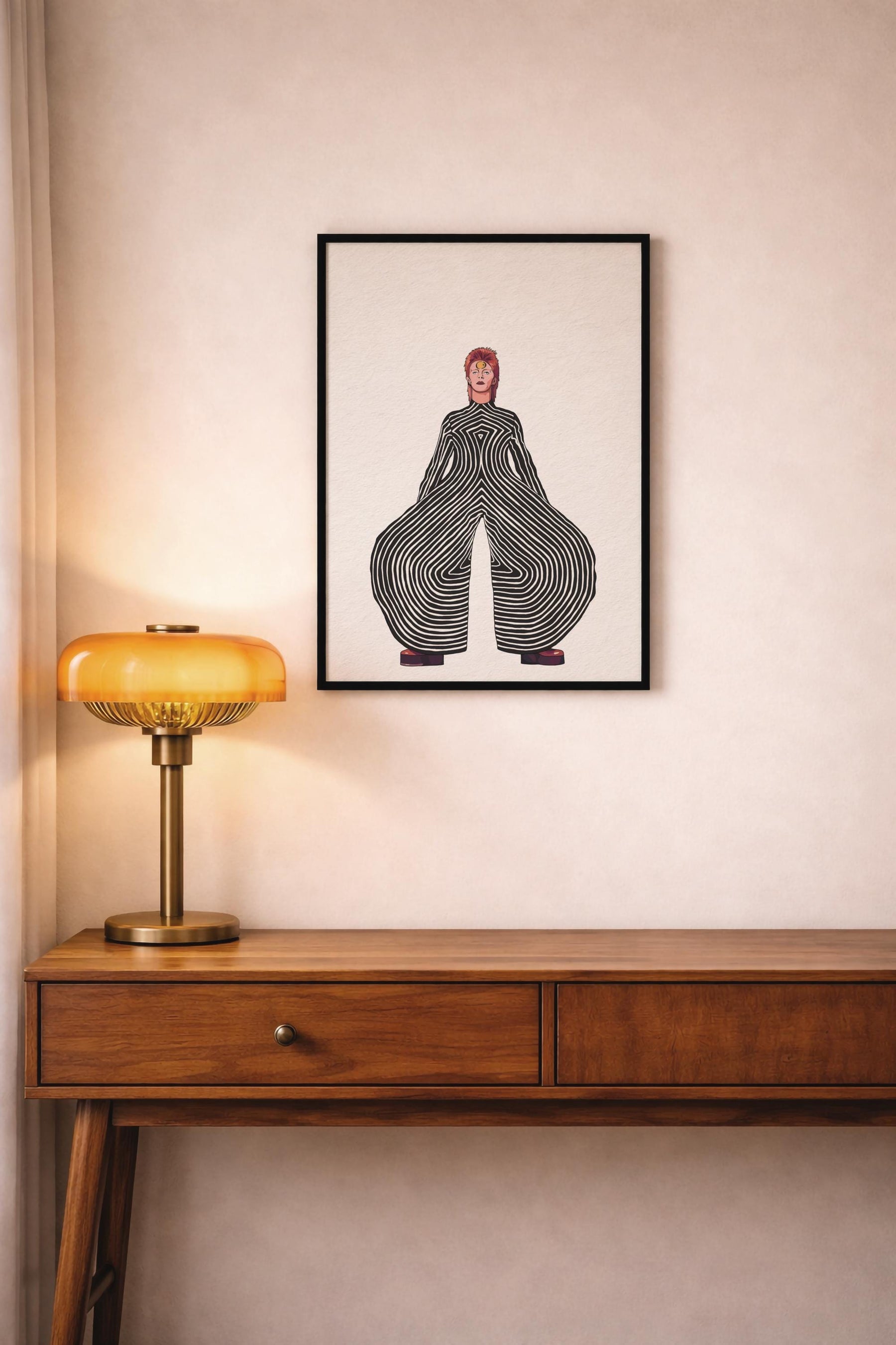 David Bowie Ziggy Stardust Jumpsuit Art Print – Glam Rock Giclée Wall Art — image 10