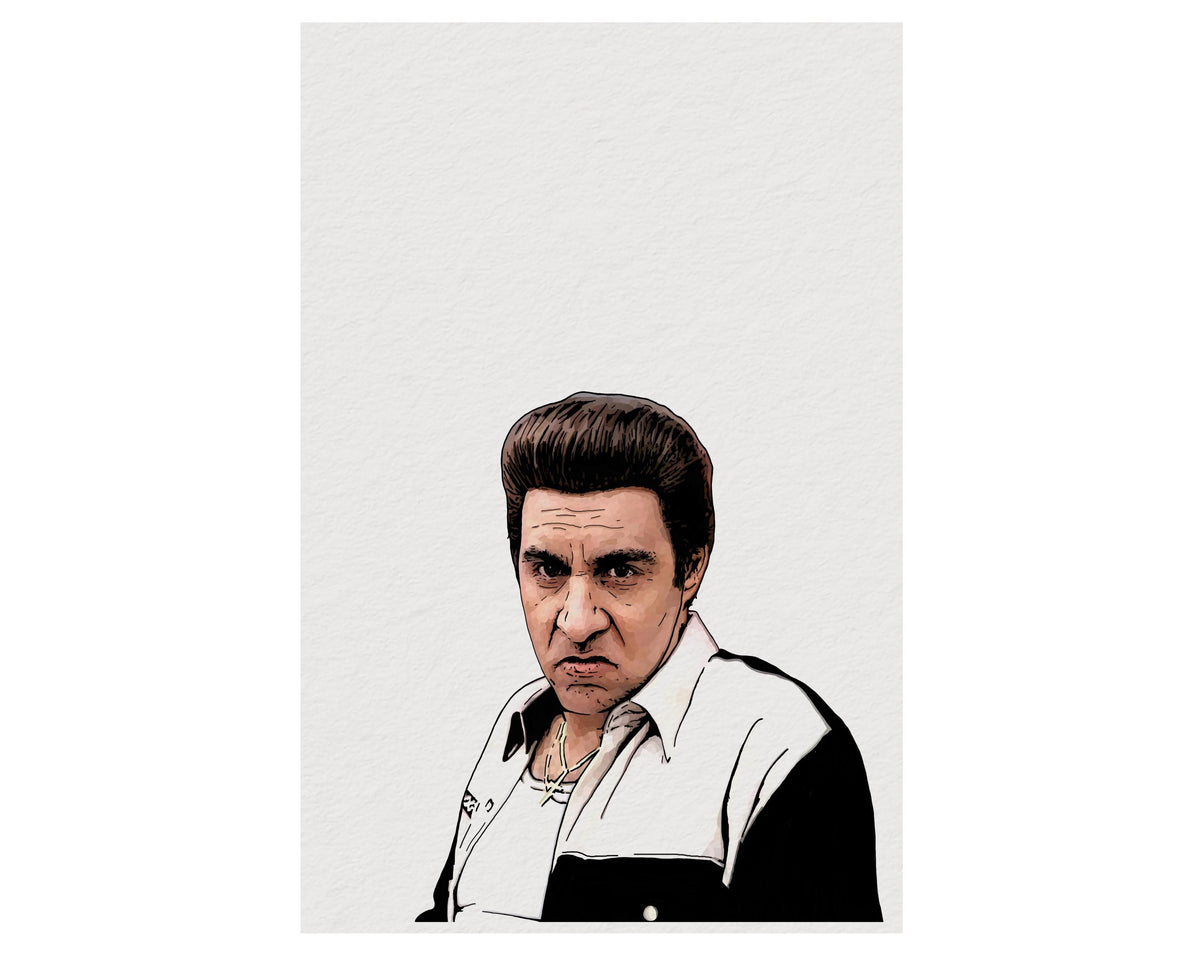 The Sopranos - Silvio Dante Portrait Print – Minimalist TV Mob Art (Giclée) — image 9