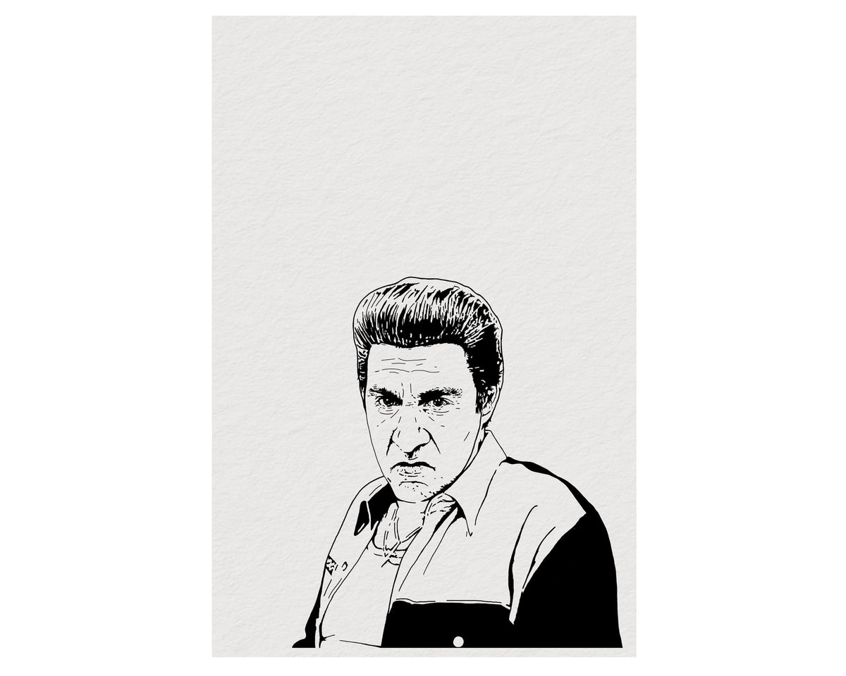 The Sopranos - Silvio Dante Portrait Print – Minimalist TV Mob Art (Giclée) — image 10