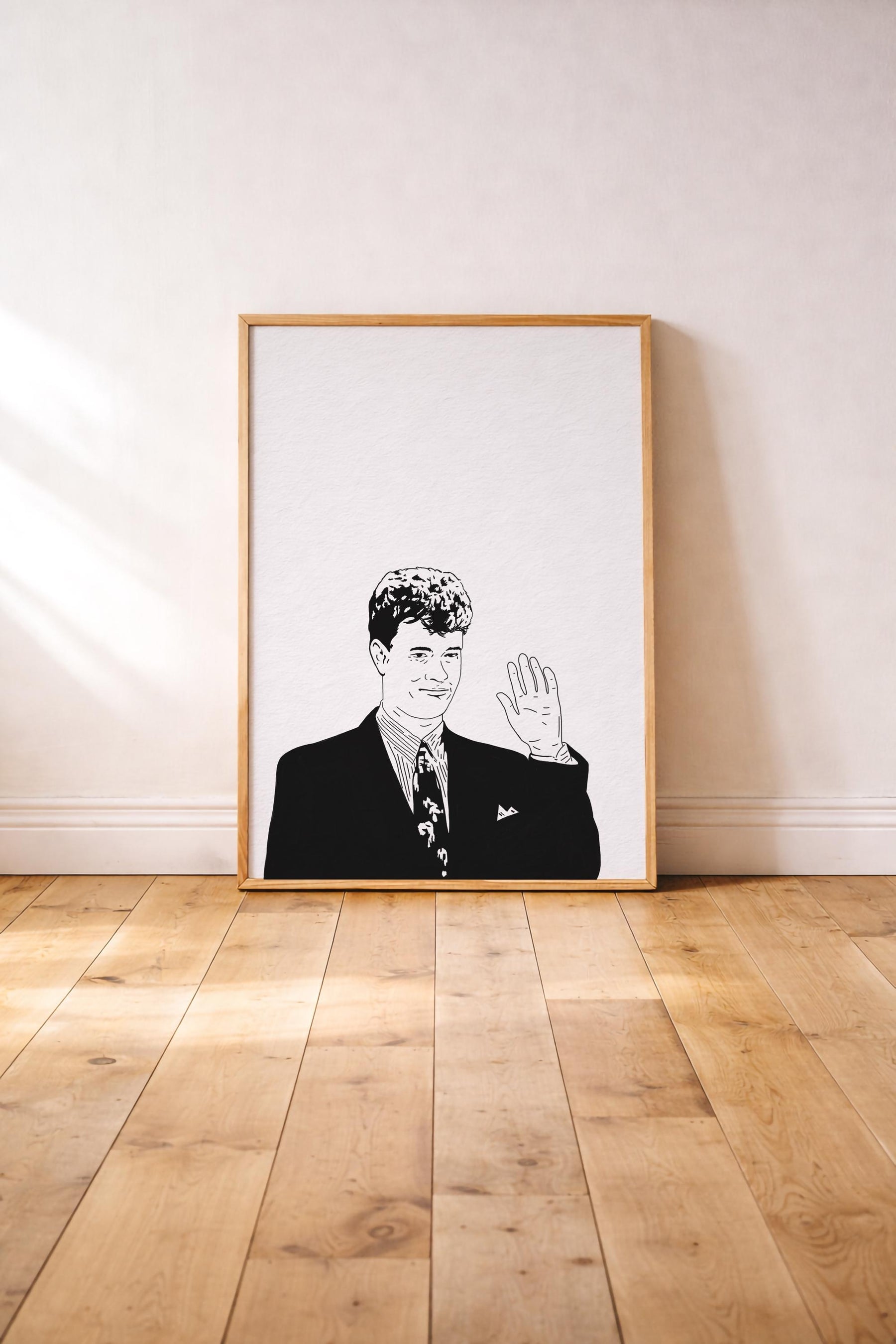 BIG - Tom Hanks - T.Hanks Wave Portrait Print – 80s Movie Minimalist Wall Art, Cult Film Illustration, Zoltar Decor, Giclée Art Print — image 4