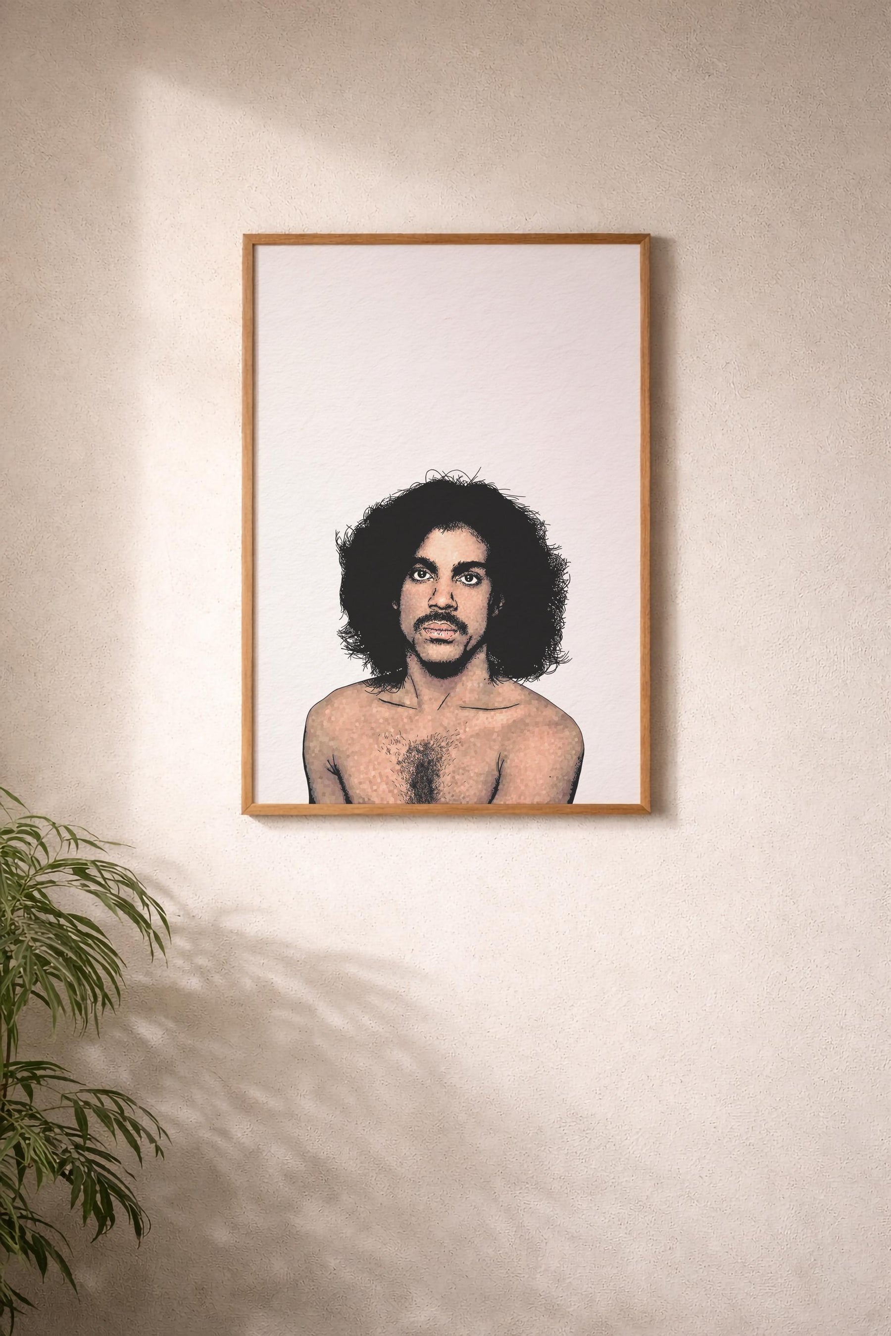 Prince Minimalist Portrait Art Print – Iconic Album Cover Illustration, Pop Culture Decor (Giclée Print) — image 9