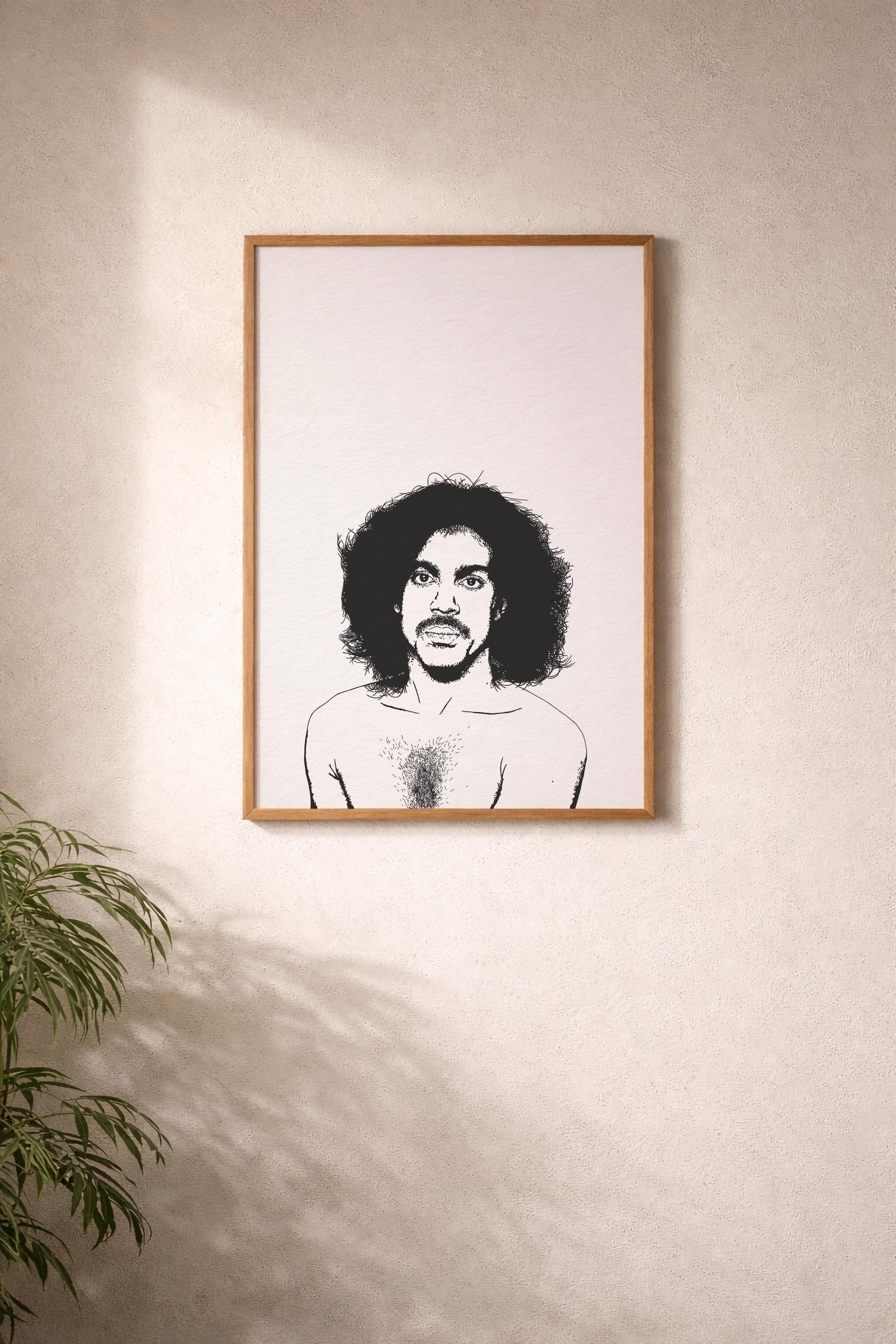 Prince Minimalist Portrait Art Print – Iconic Album Cover Illustration, Pop Culture Decor (Giclée Print) — image 10