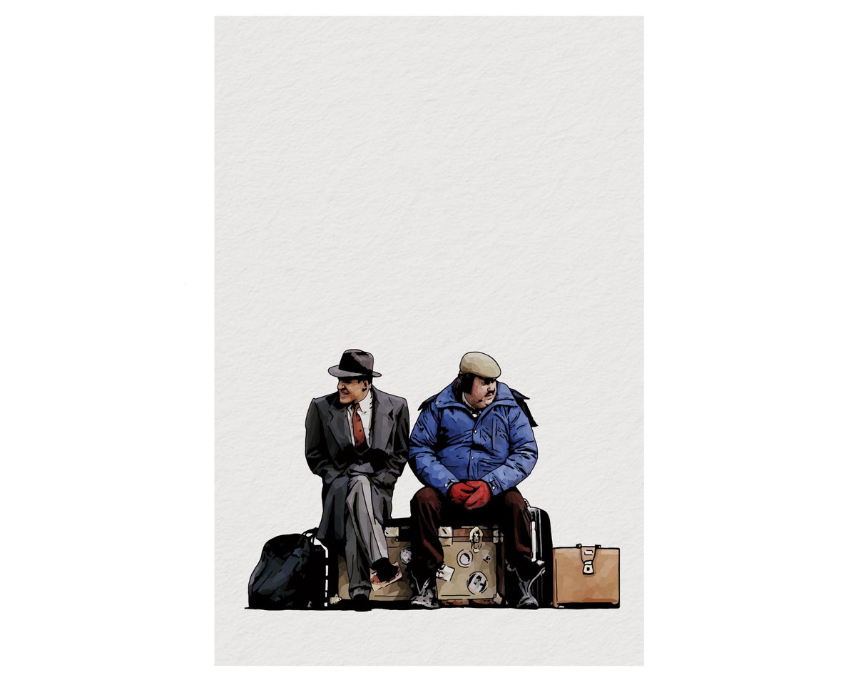 Planes, Trains & Automobiles Portrait Print – 80s Movie Minimalist Wall Art Cult Film Illustration Giclée Print — image 9