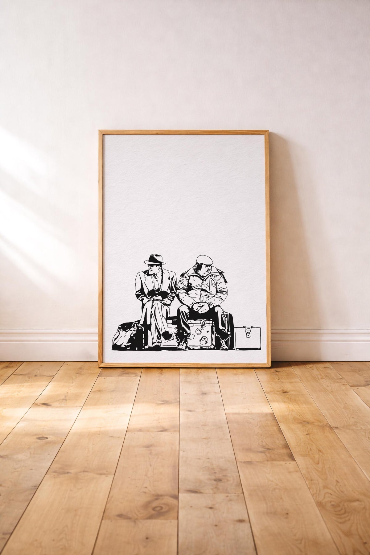 Planes, Trains & Automobiles Portrait Print – 80s Movie Minimalist Wall Art Cult Film Illustration Giclée Print — image 4