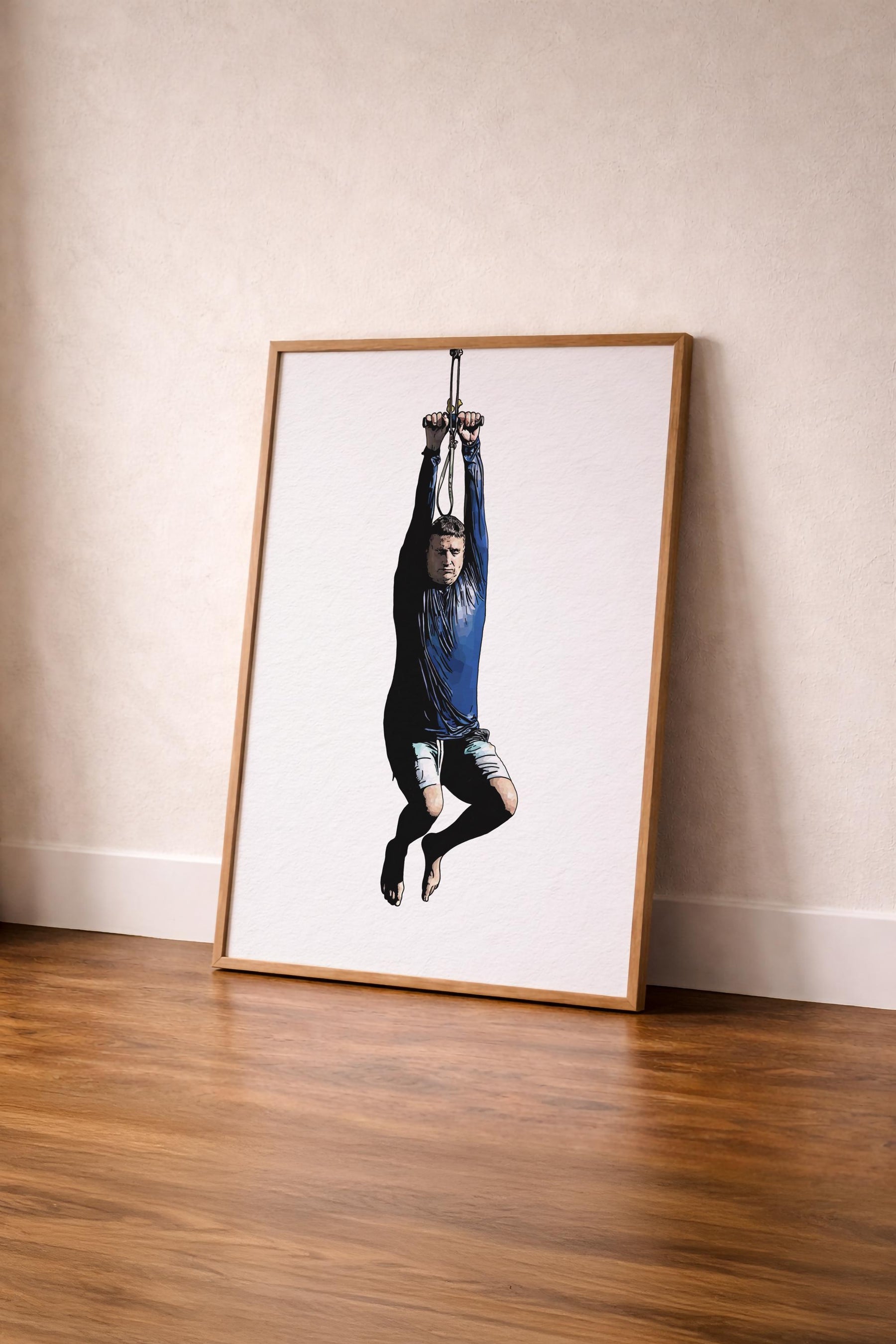 I Think You Should Leave - Tim Robinson - Zip Line Portrait Print – Minimalist TV Comedy Wall Art Illustration Giclée Art Print — image 7