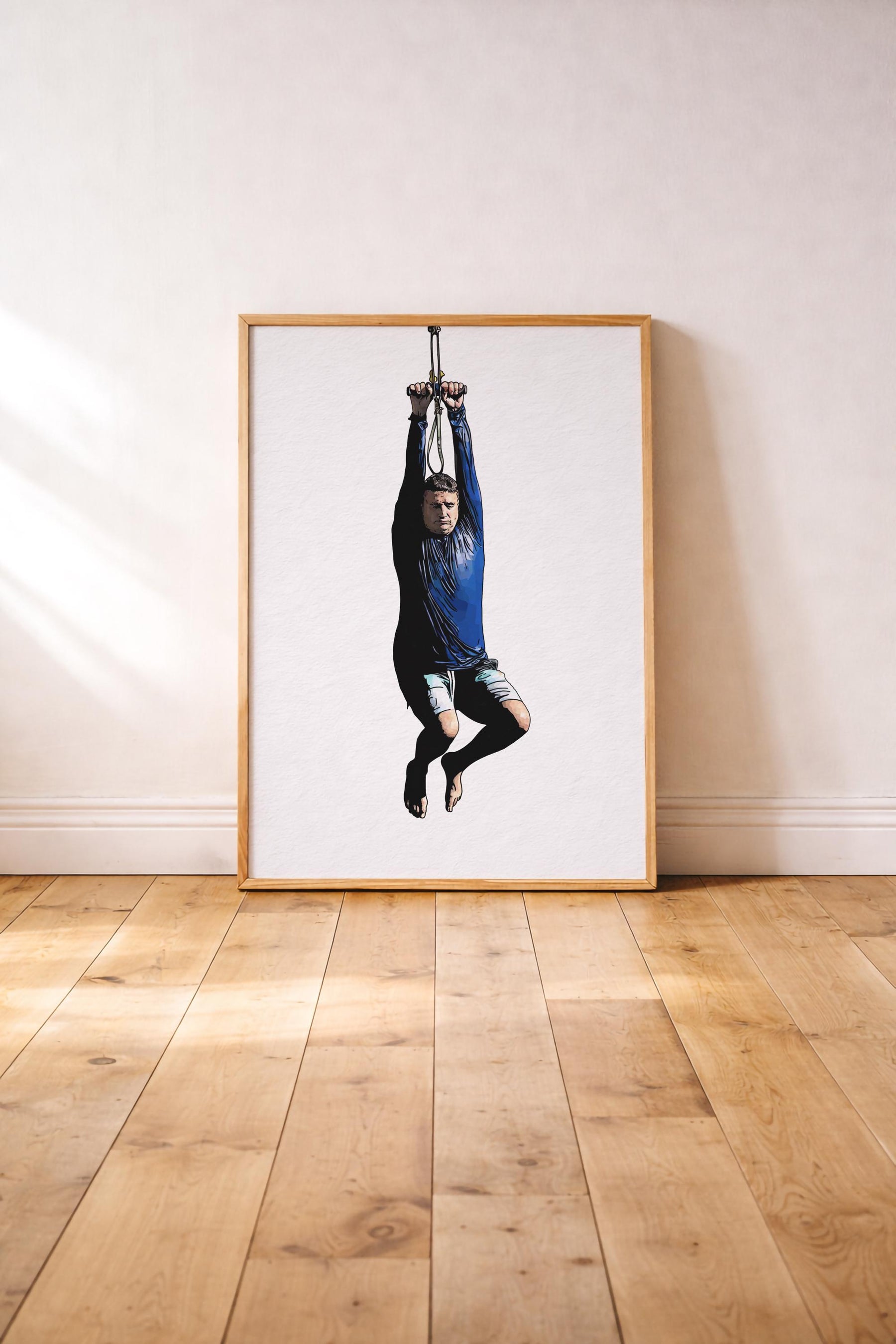 I Think You Should Leave - Tim Robinson - Zip Line Portrait Print – Minimalist TV Comedy Wall Art Illustration Giclée Art Print — image 3