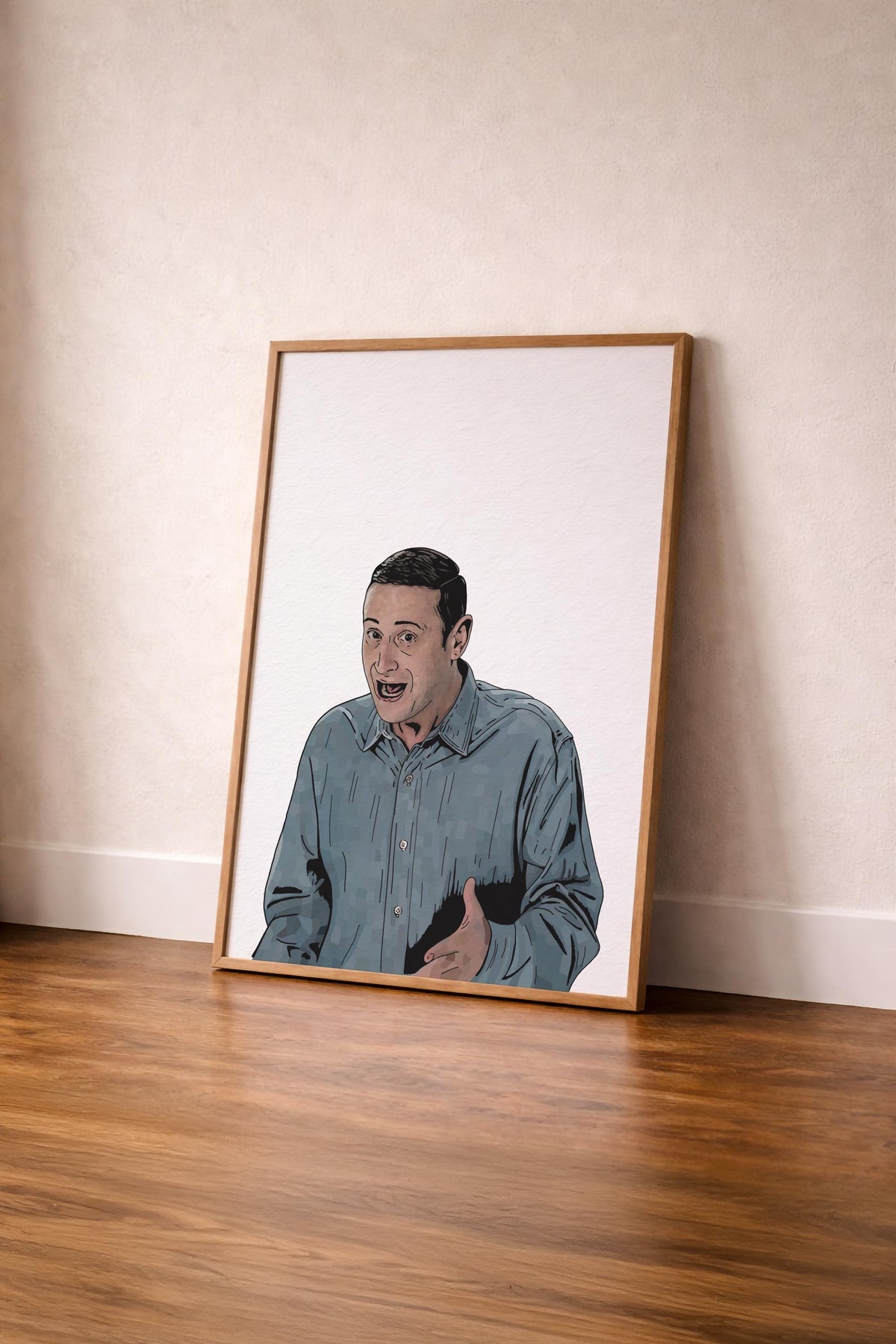 I Think You Should Leave Coffin Flop Print – Minimalist Comedy Wall Art (Giclée) — image 3