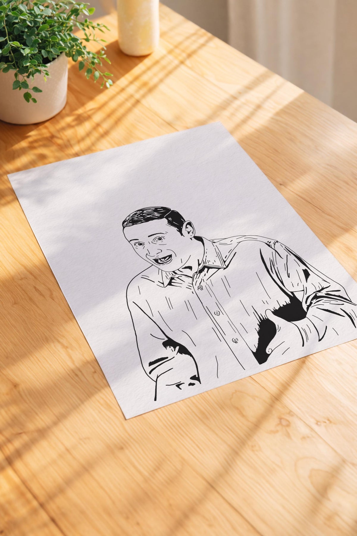 I Think You Should Leave Coffin Flop Print – Minimalist Comedy Wall Art (Giclée) — image 6