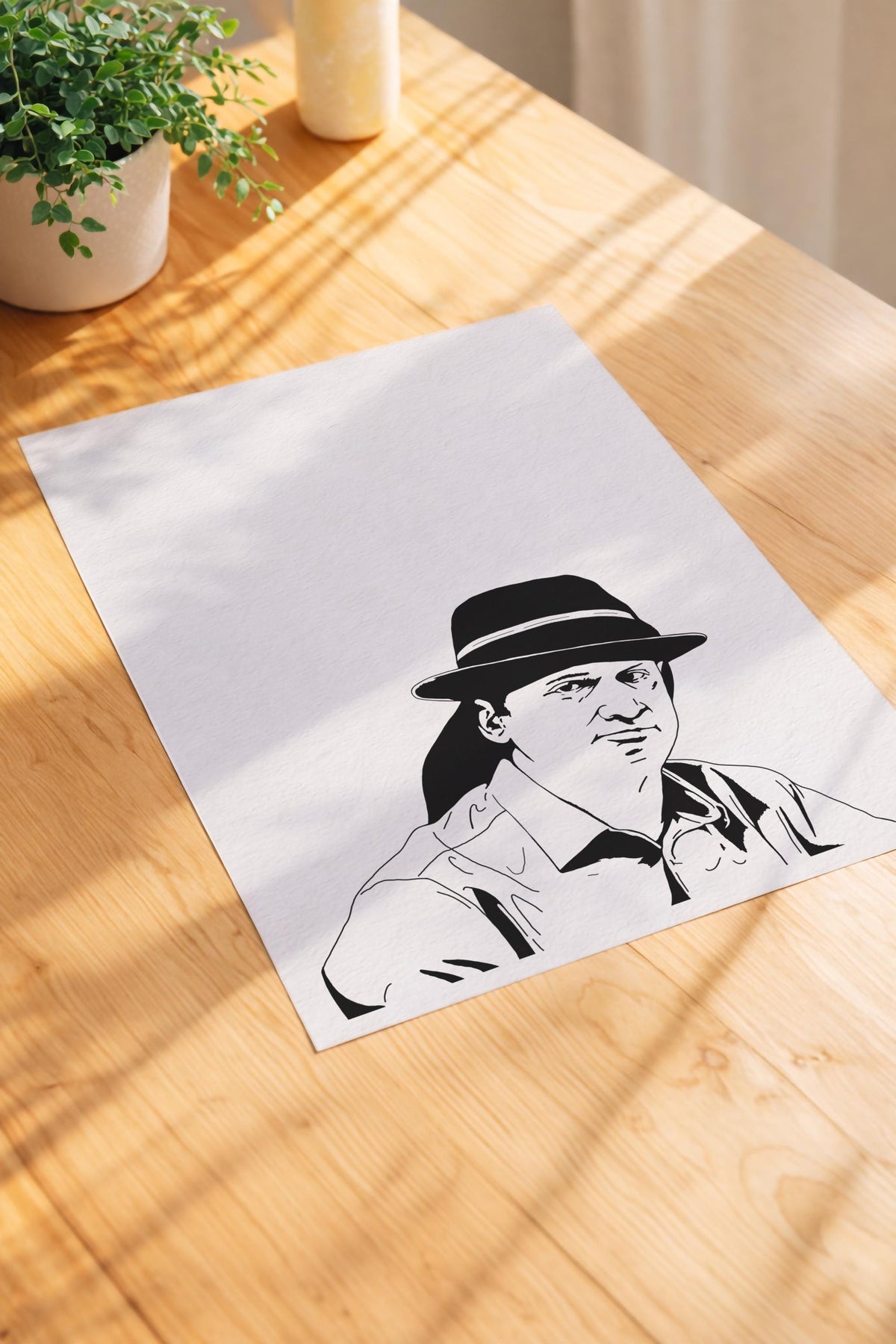 I Think You Should Leave Brian's Hat Print – Minimalist Comedy TV Art (Giclée) — image 6