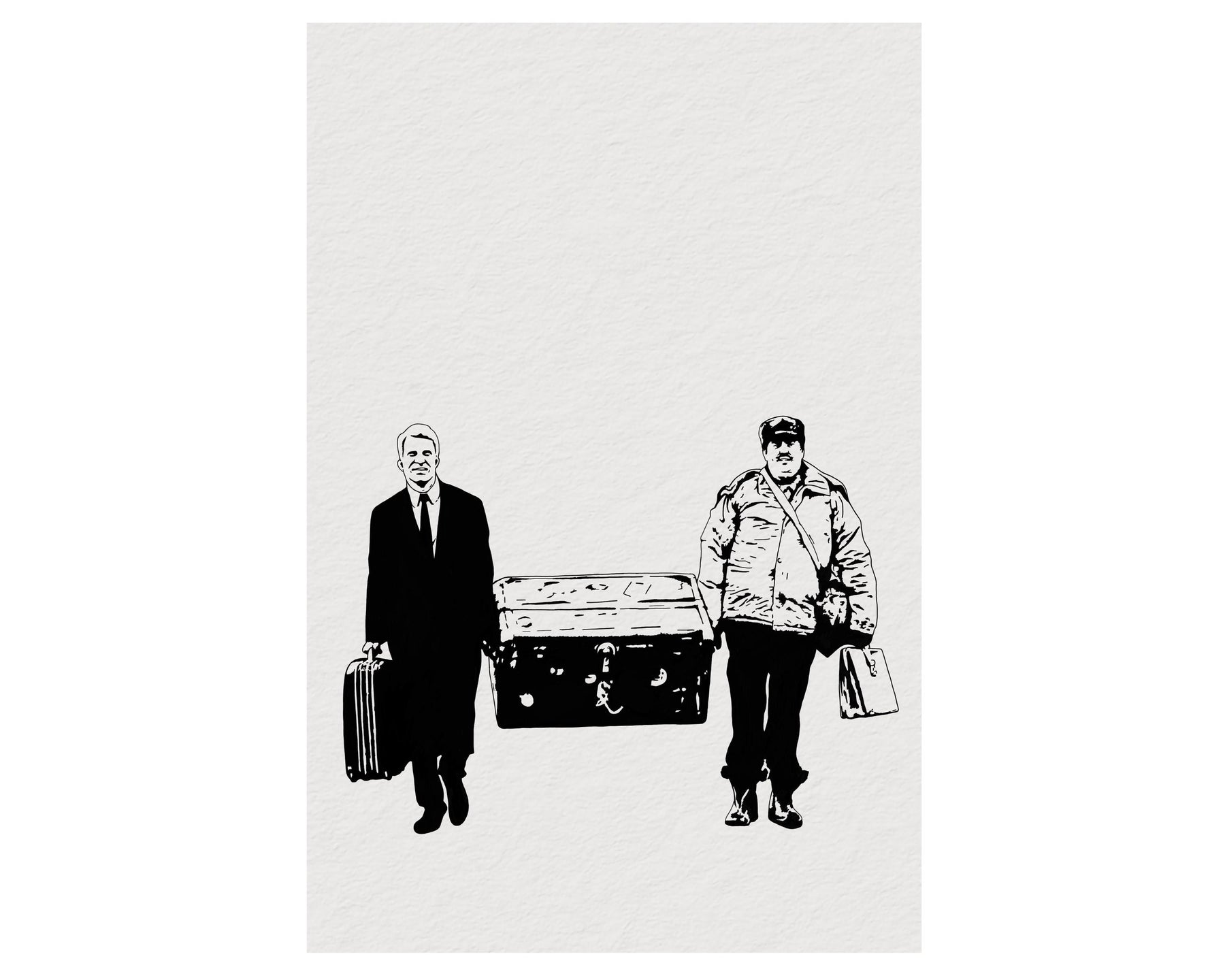 Planes Trains & Automobiles Minimalist Print, 80s Cult Film Giclée Wall Art — image 6