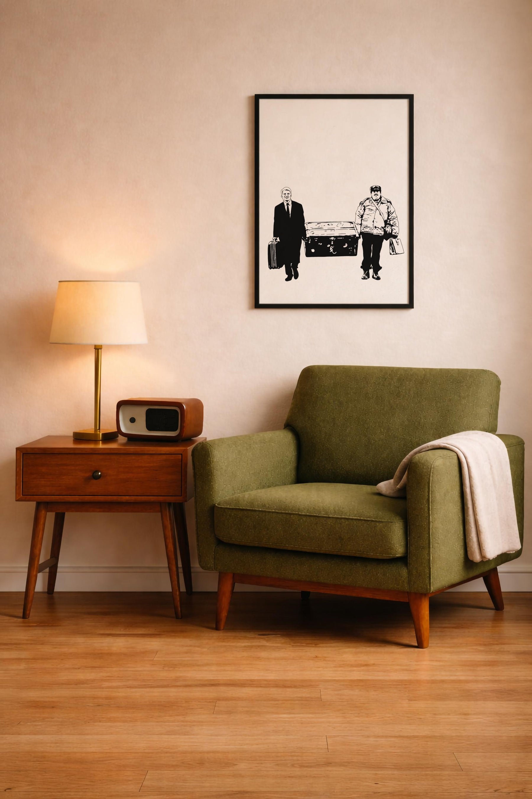Planes Trains & Automobiles Minimalist Print, 80s Cult Film Giclée Wall Art — image 10