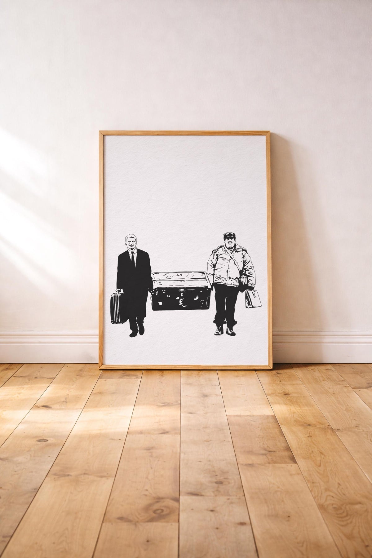 Planes, Trains and Automobiles Art Print | Minimalist Film Poster