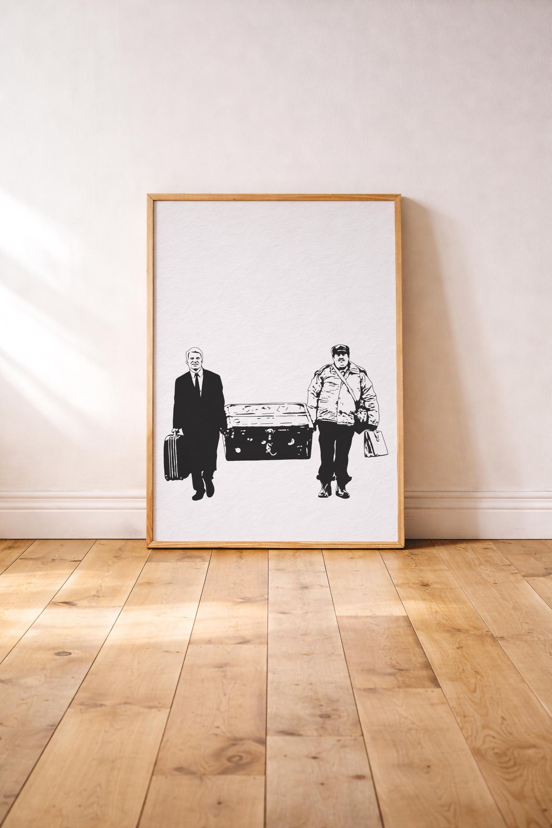 Planes Trains & Automobiles Minimalist Print, 80s Cult Film Giclée Wall Art — image 2