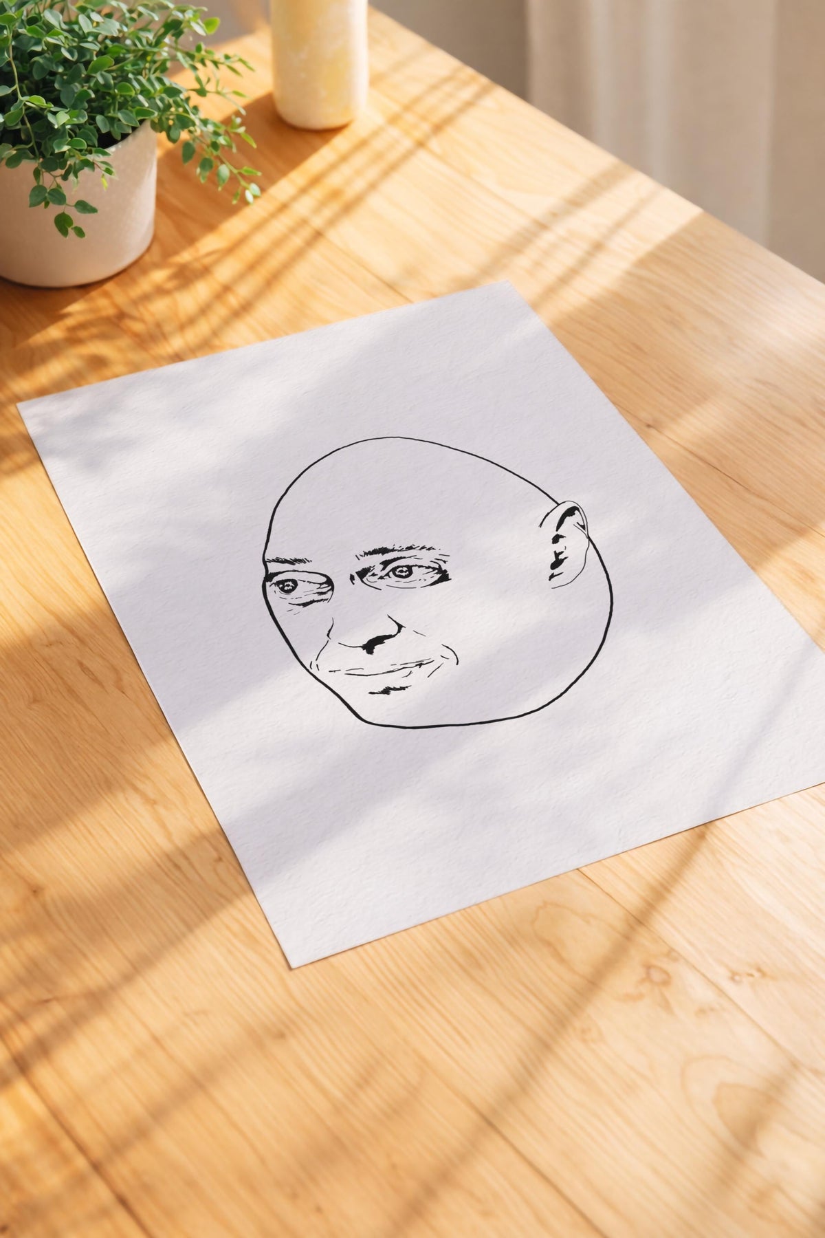 The Sopranos Tony Egg Steve Buscemi Portrait Print – Minimalist TV Wall Art (Giclée) — image 6
