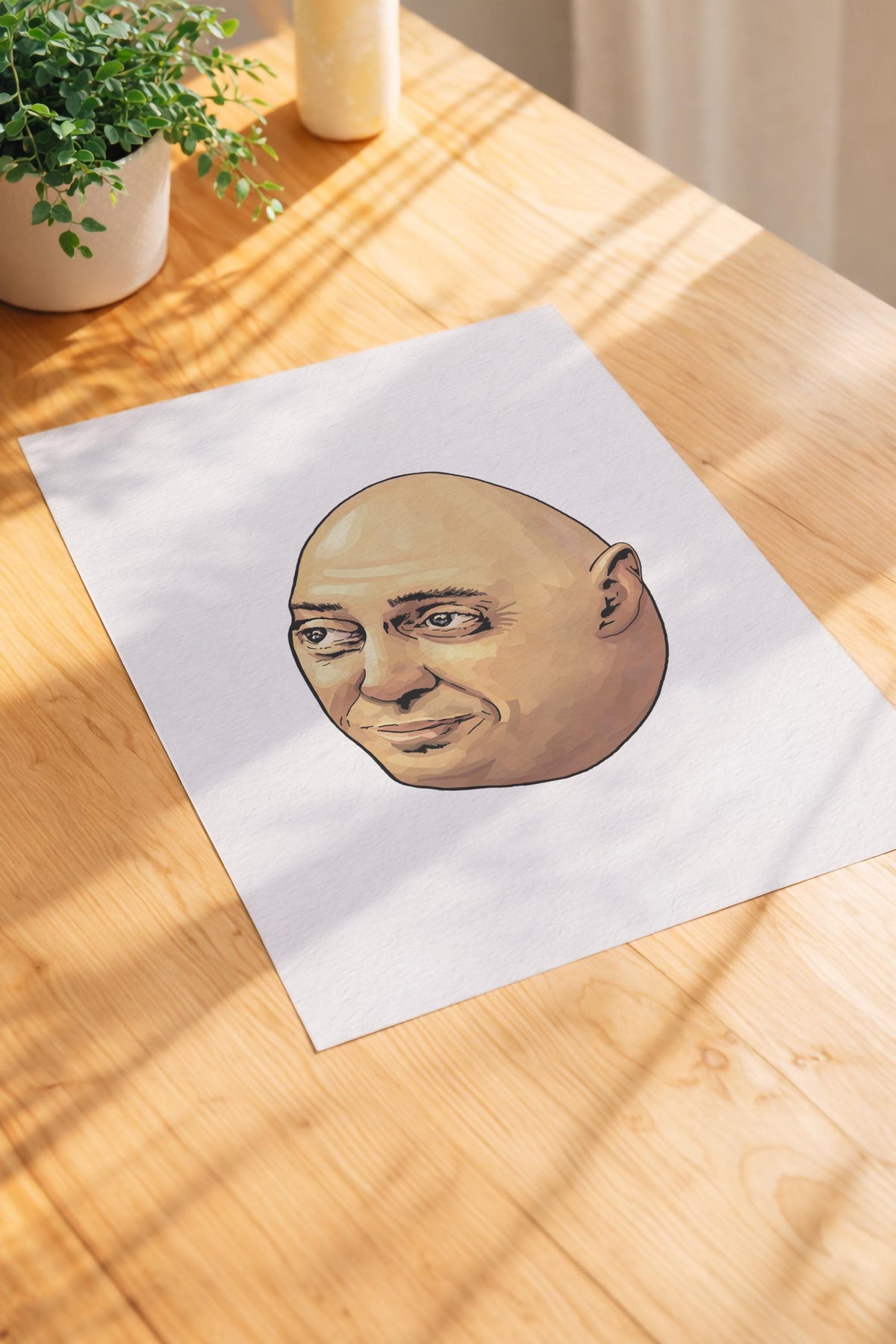 The Sopranos Tony Egg Steve Buscemi Portrait Print – Minimalist TV Wall Art (Giclée) — image 5