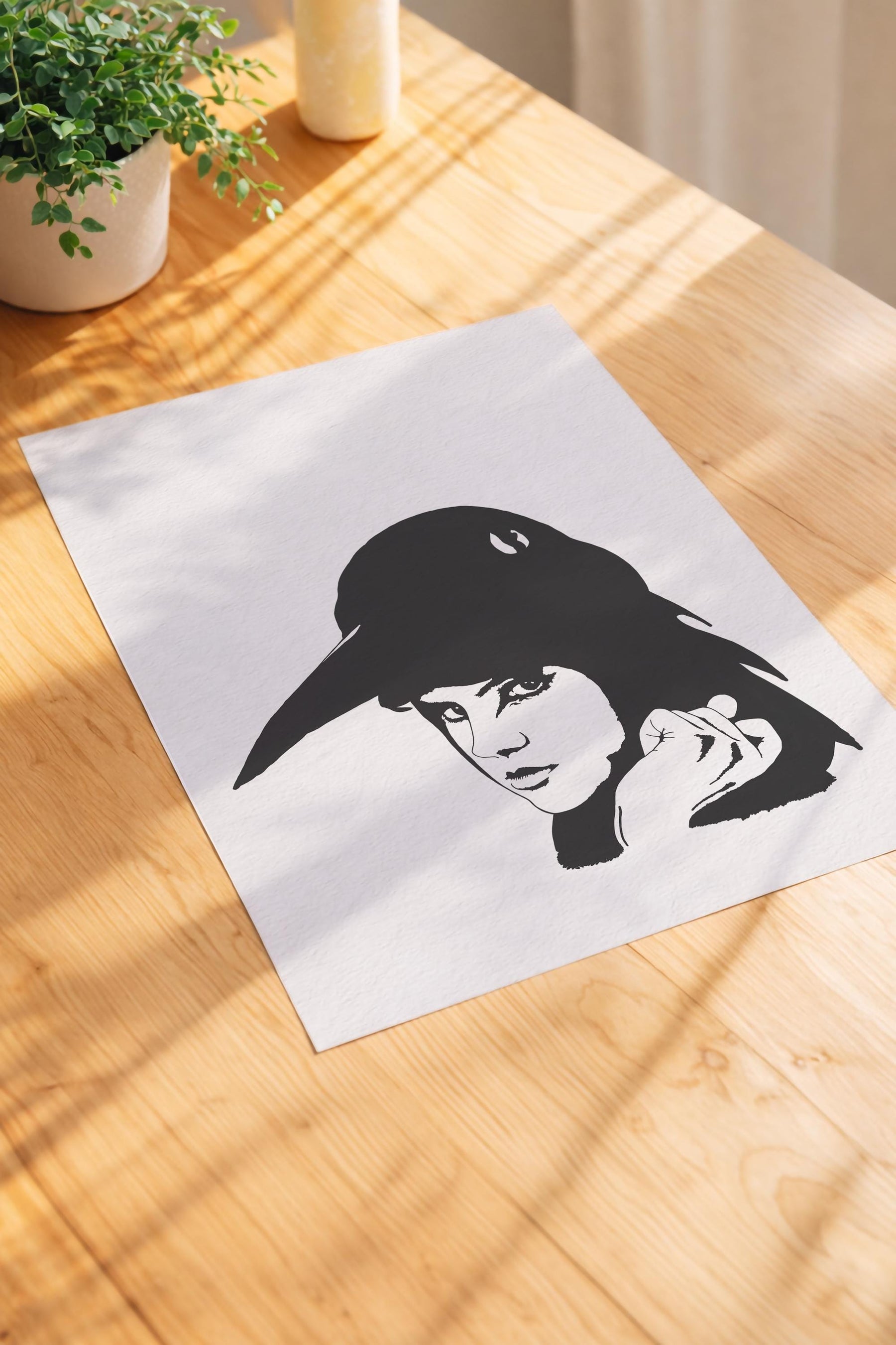 Moonrise Kingdom - Wes Anderson - Suzy Bishop - Black & White - Hand-Drawn Film Art Print/ Movie Poster — image 3