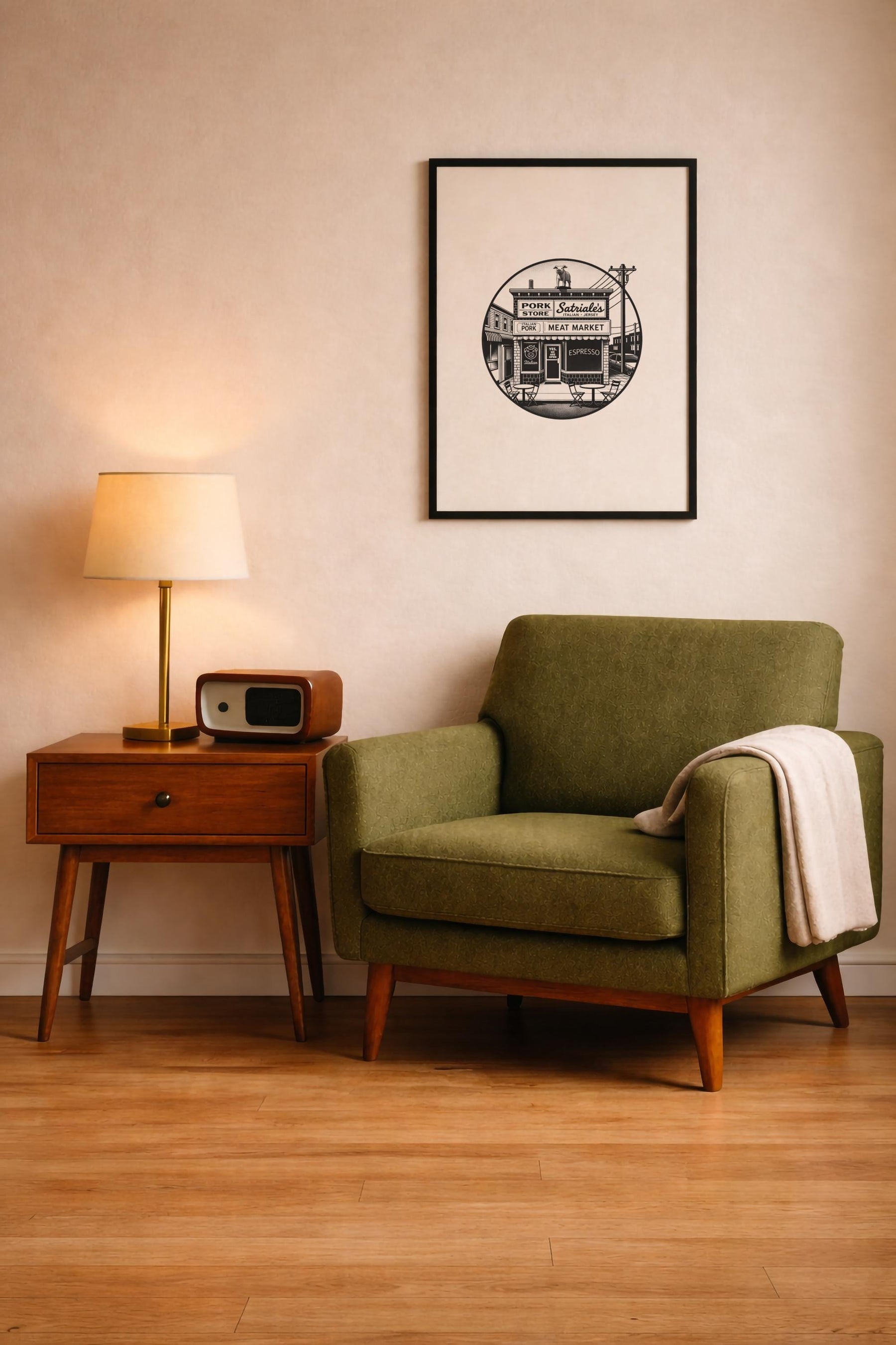 Satriale’s Pork Store Art Print – Minimalist Sopranos TV Wall Art (Giclée) — image 10