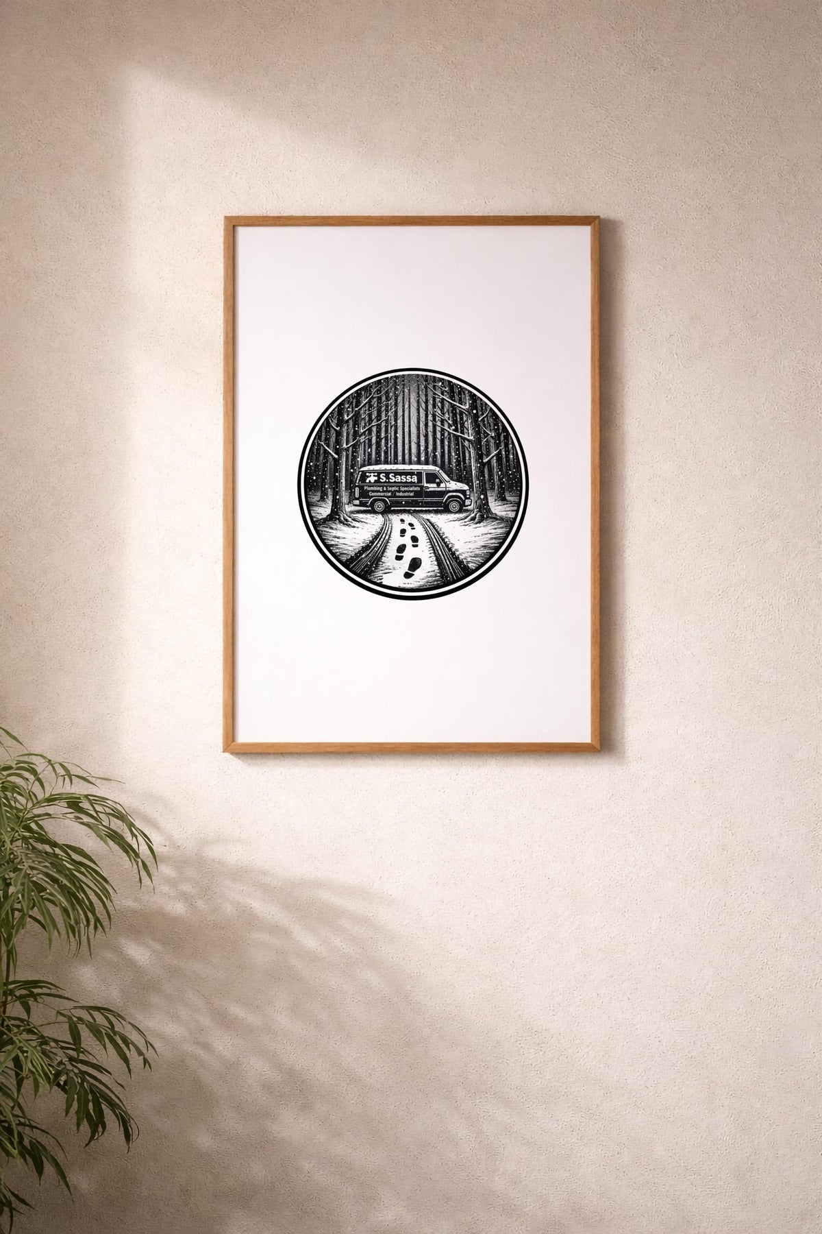 Sopranos Pine Barrens Art Print – Minimalist TV Location Giclée — image 7