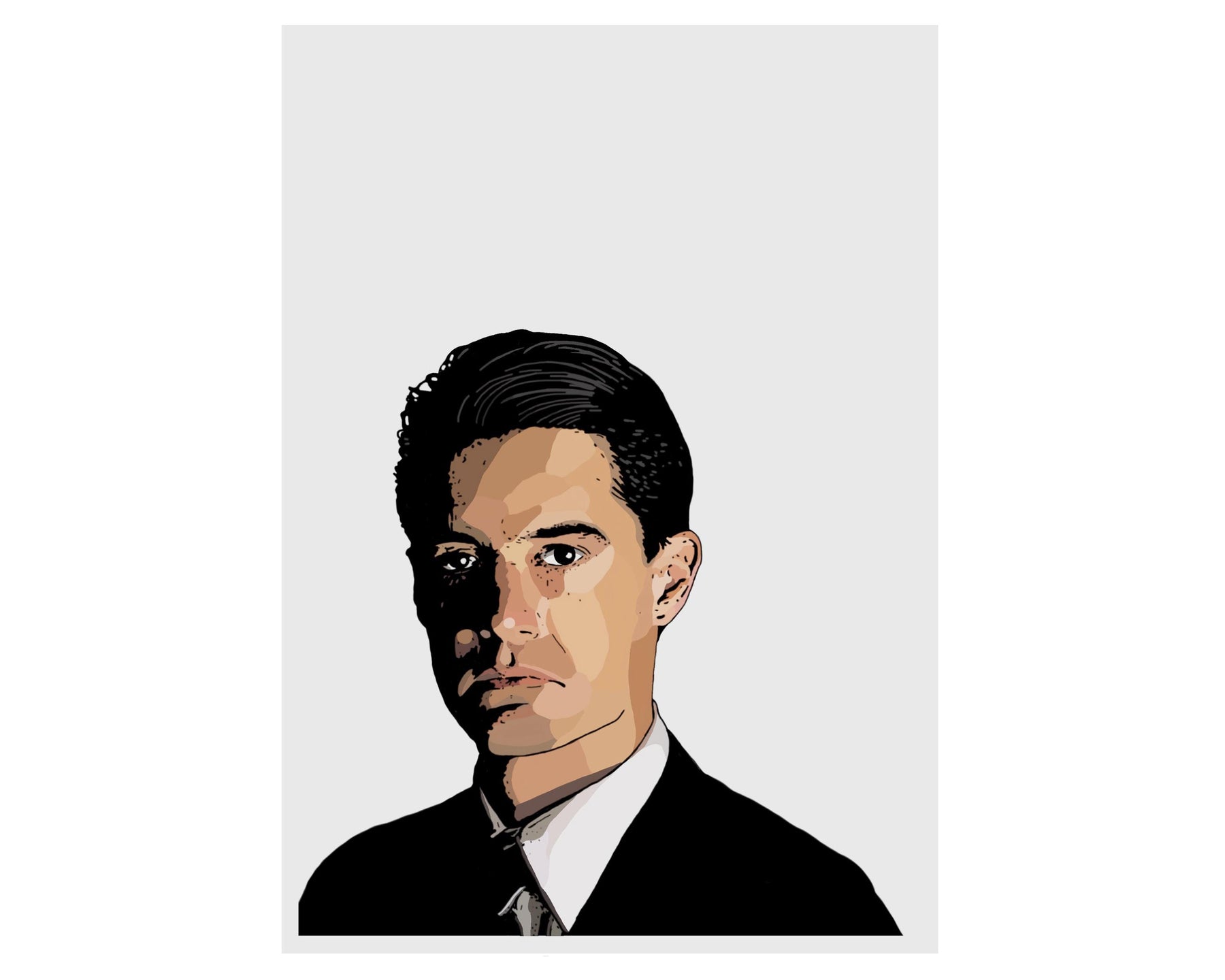 Twin Peaks Special Agent Dale Cooper - Hand-Drawn Film Poster Art Print — image 7