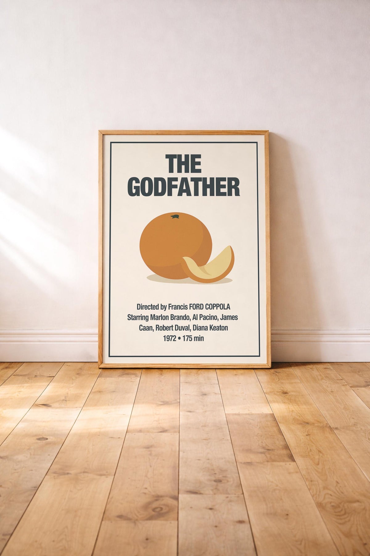 The Godfather Minimalist Movie Poster | Vintage Film Art Print