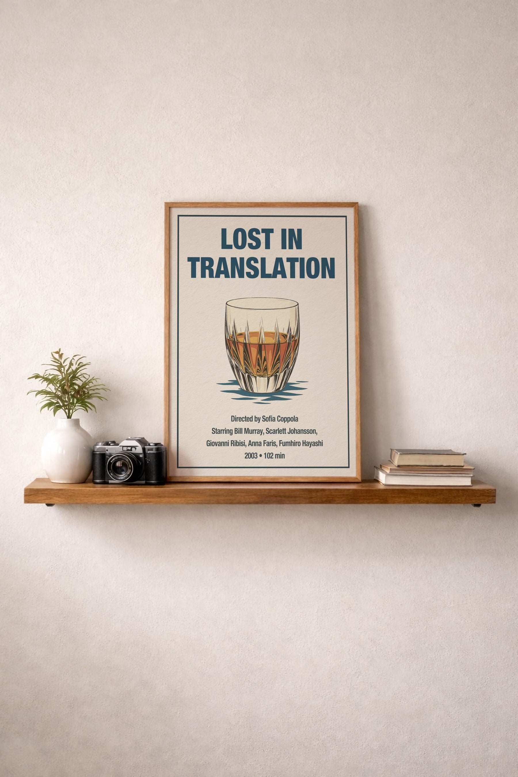 Lost in Translation Minimalist Movie Poster – Vintage Film Art Print — image 8