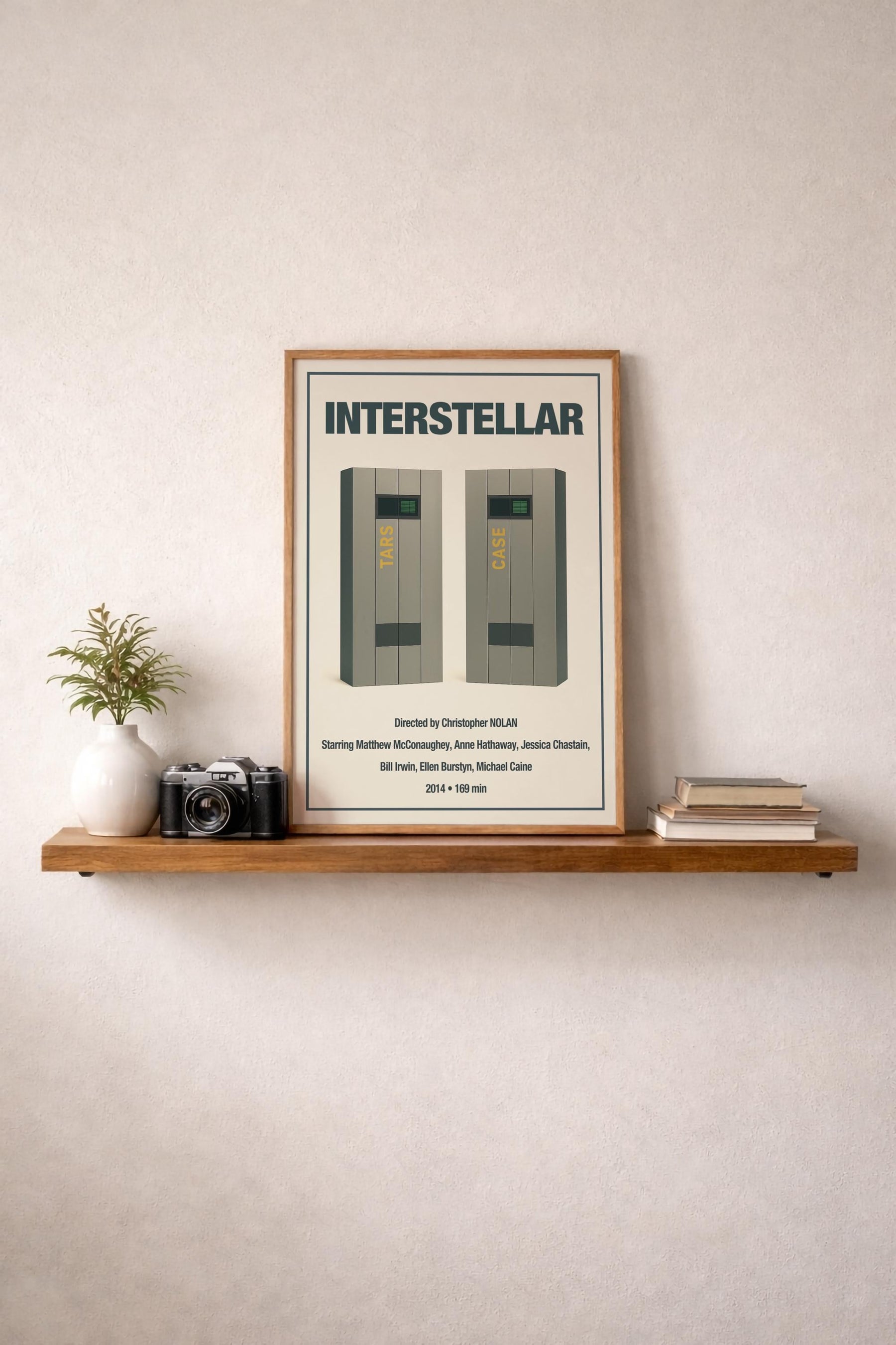 Interstellar Minimalist Movie Poster – Vintage Film Art Print — image 8