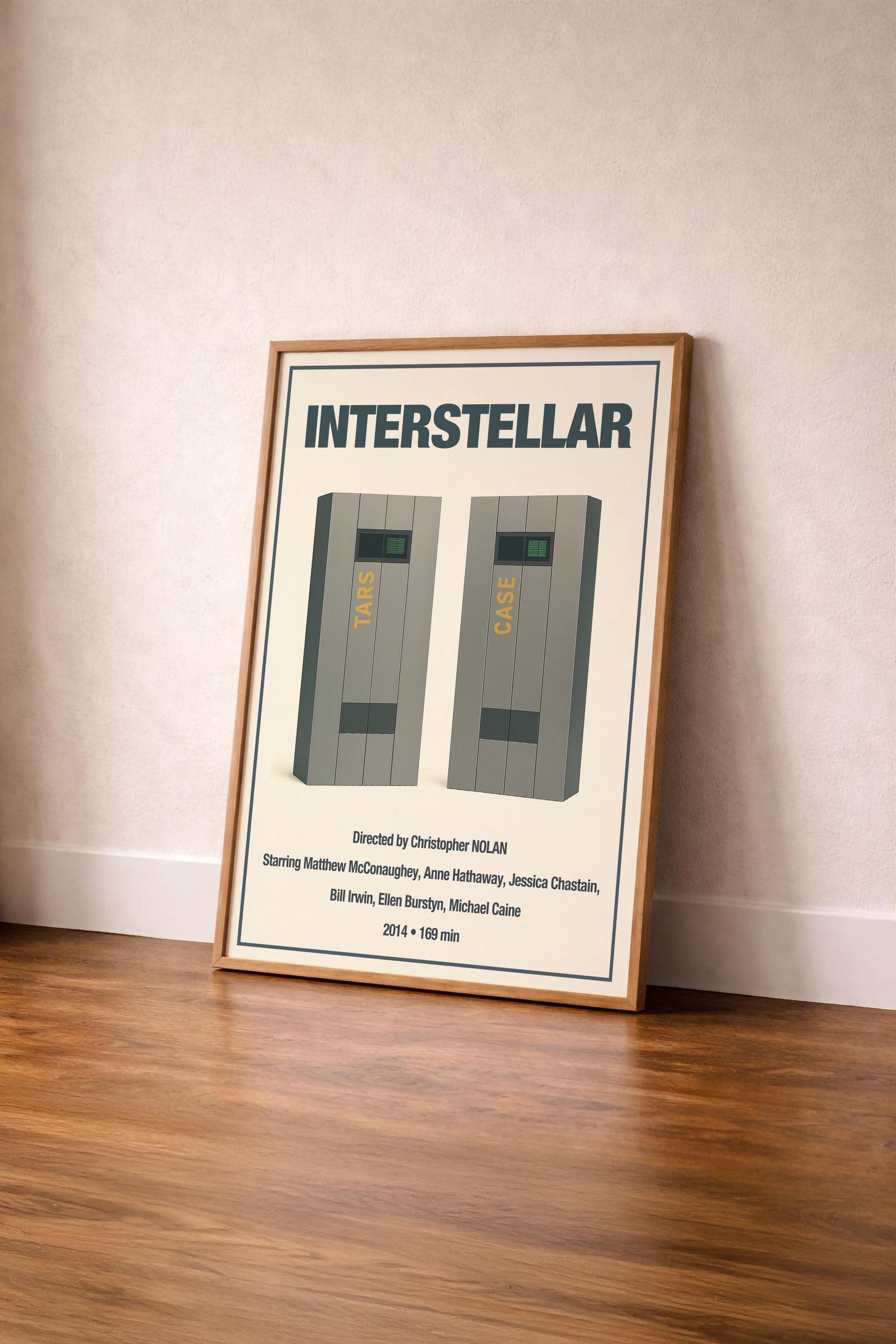 Interstellar Minimalist Movie Poster – Vintage Film Art Print — image 5