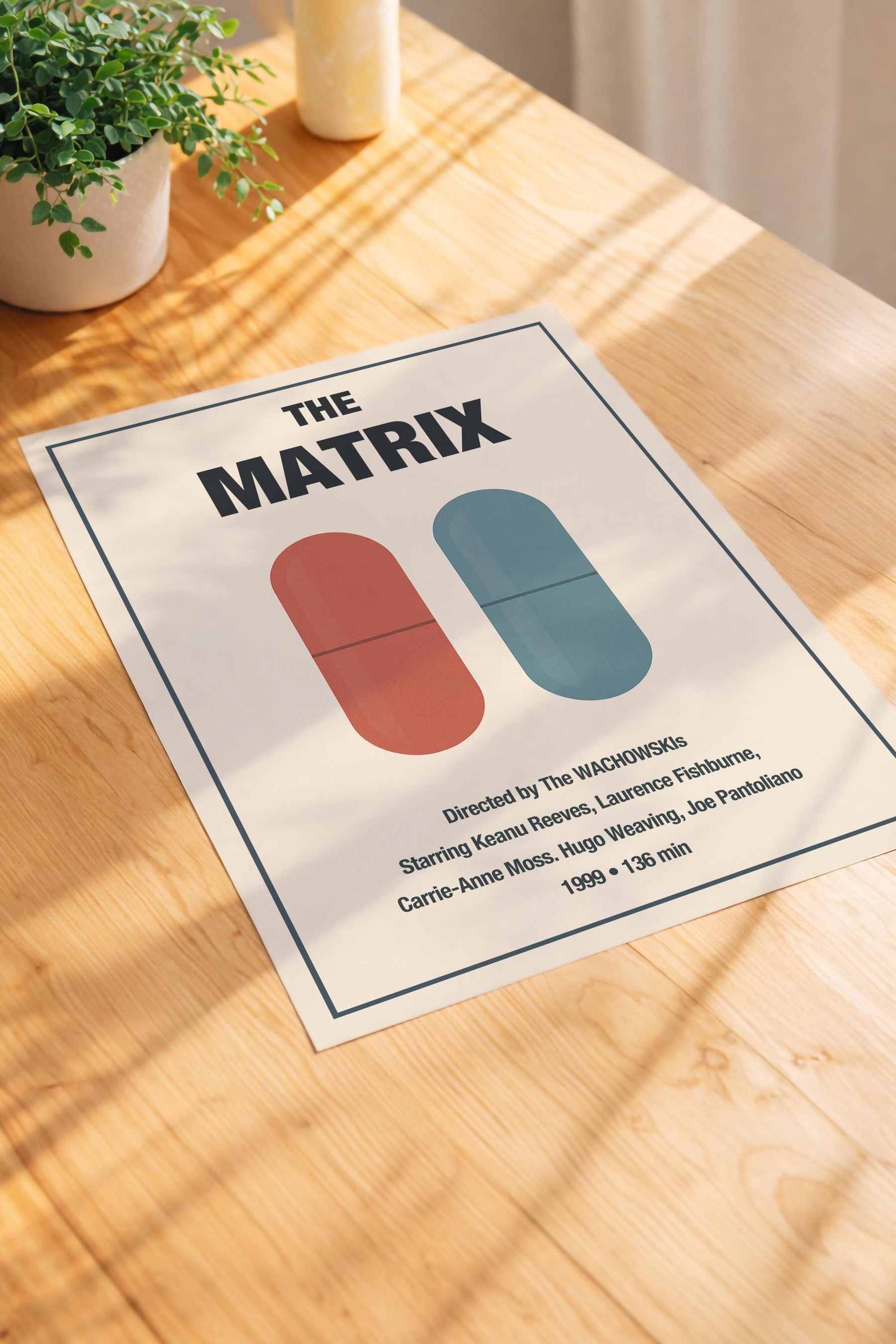 The Matrix Minimalist Movie Poster – Vintage Film Art Print — image 3