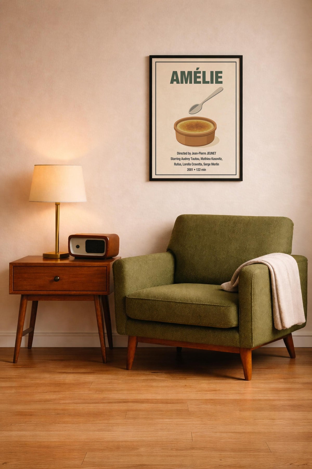 Amélie Minimalist Film Poster – Vintage French Cinema Wall Art Print — image 9