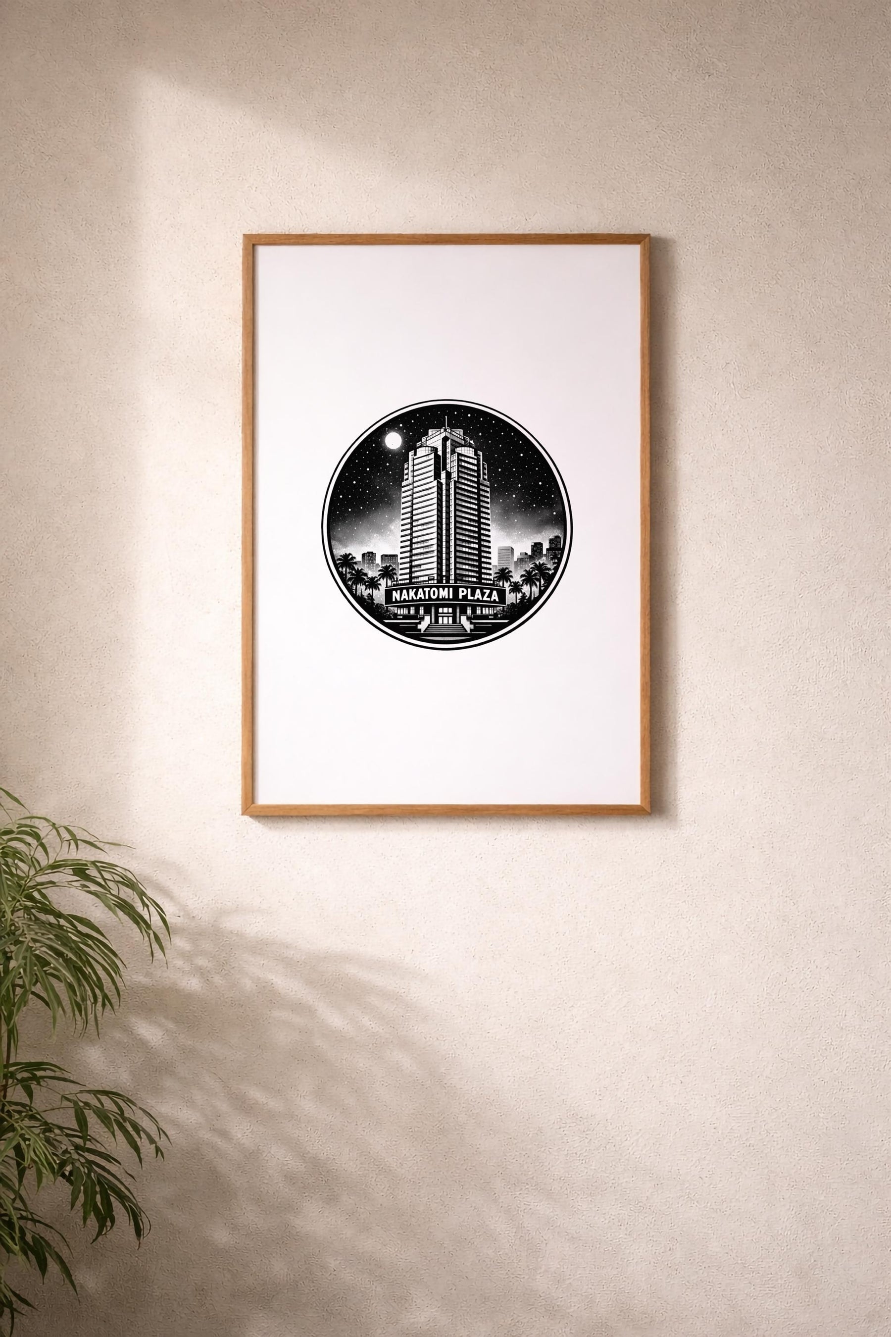 Die Hard Nakatomi Plaza Print – Minimalist Movie Location Poster — image 6