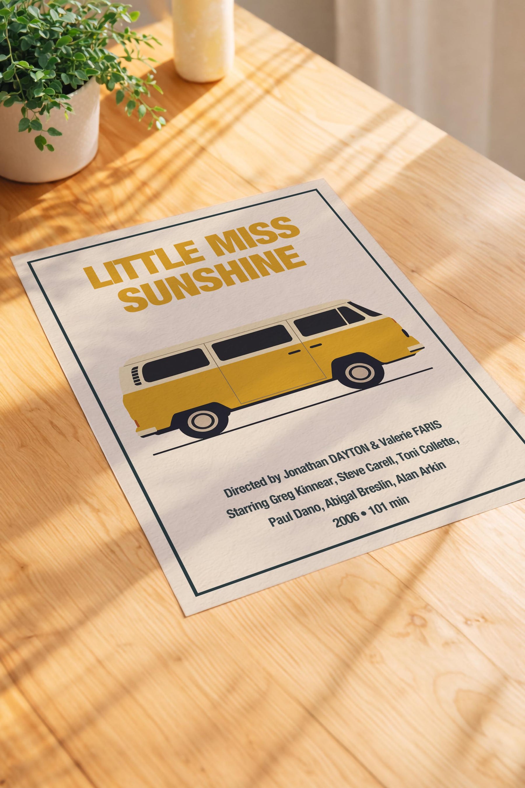 Little Miss Sunshine Minimalist Movie Poster – Vintage Film Art Print — image 3