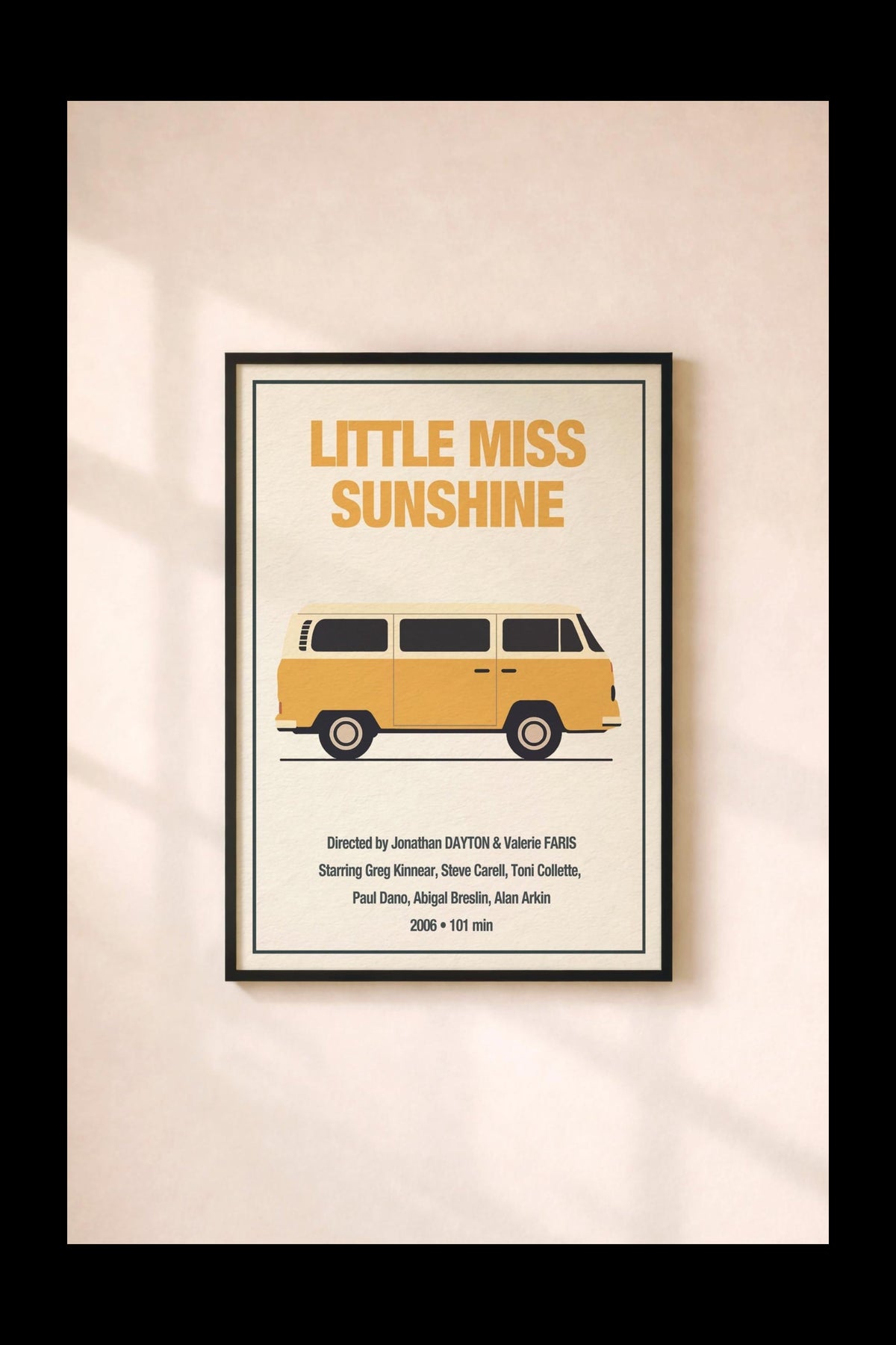 Little Miss Sunshine Minimalist Movie Poster | Vintage Film Art Print
