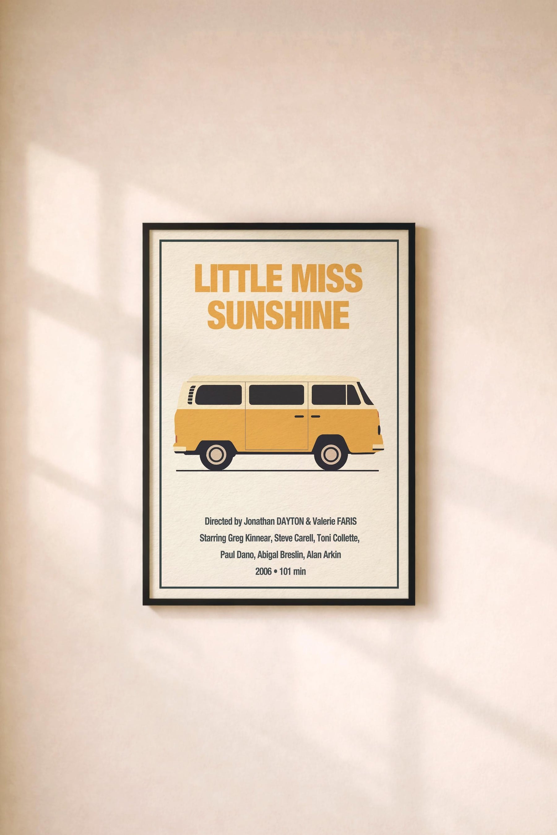 Little Miss Sunshine Minimalist Movie Poster – Vintage Film Art Print