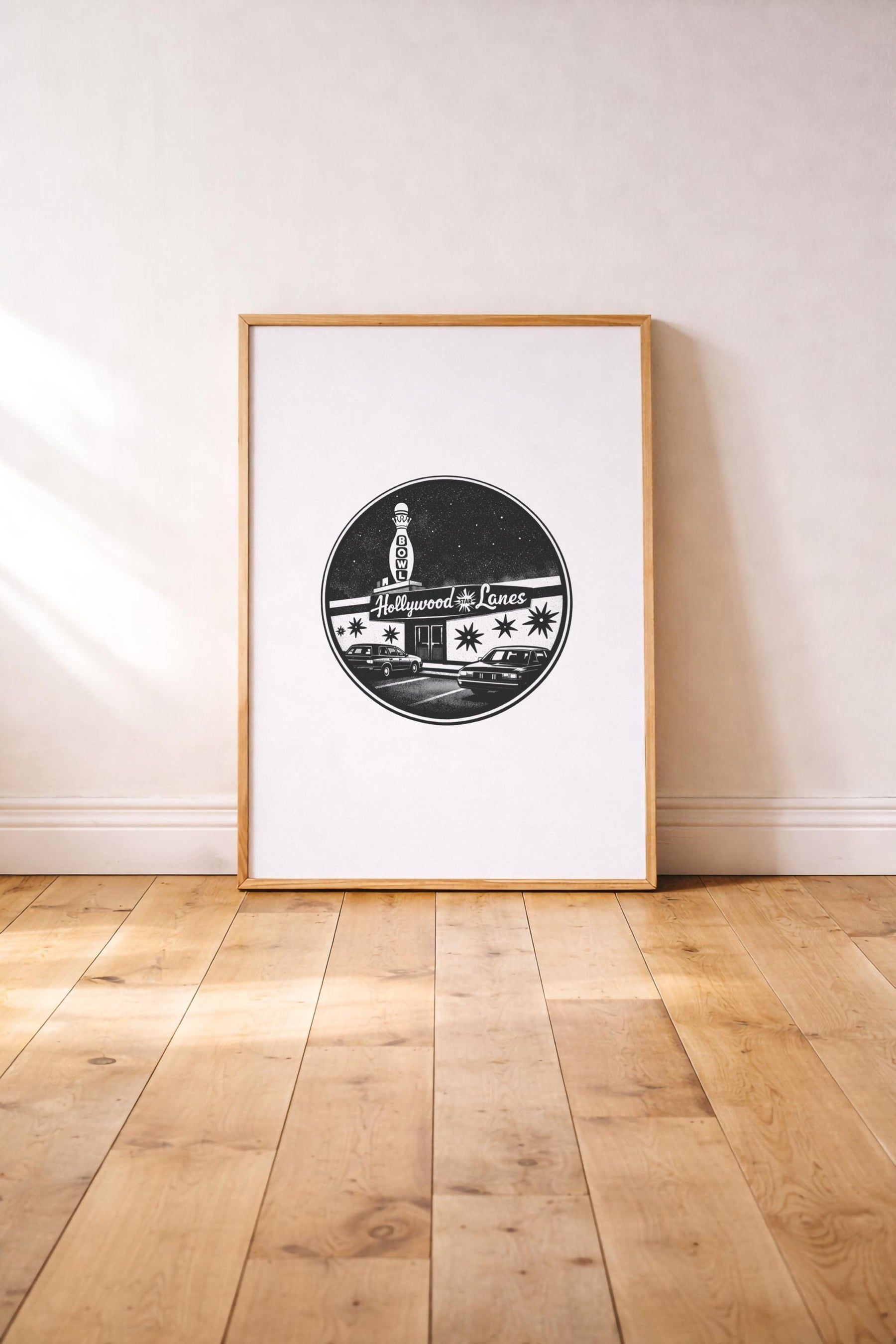 The Big Lebowski Hollywood Star Lanes Print – Movie Location Poster — image 2