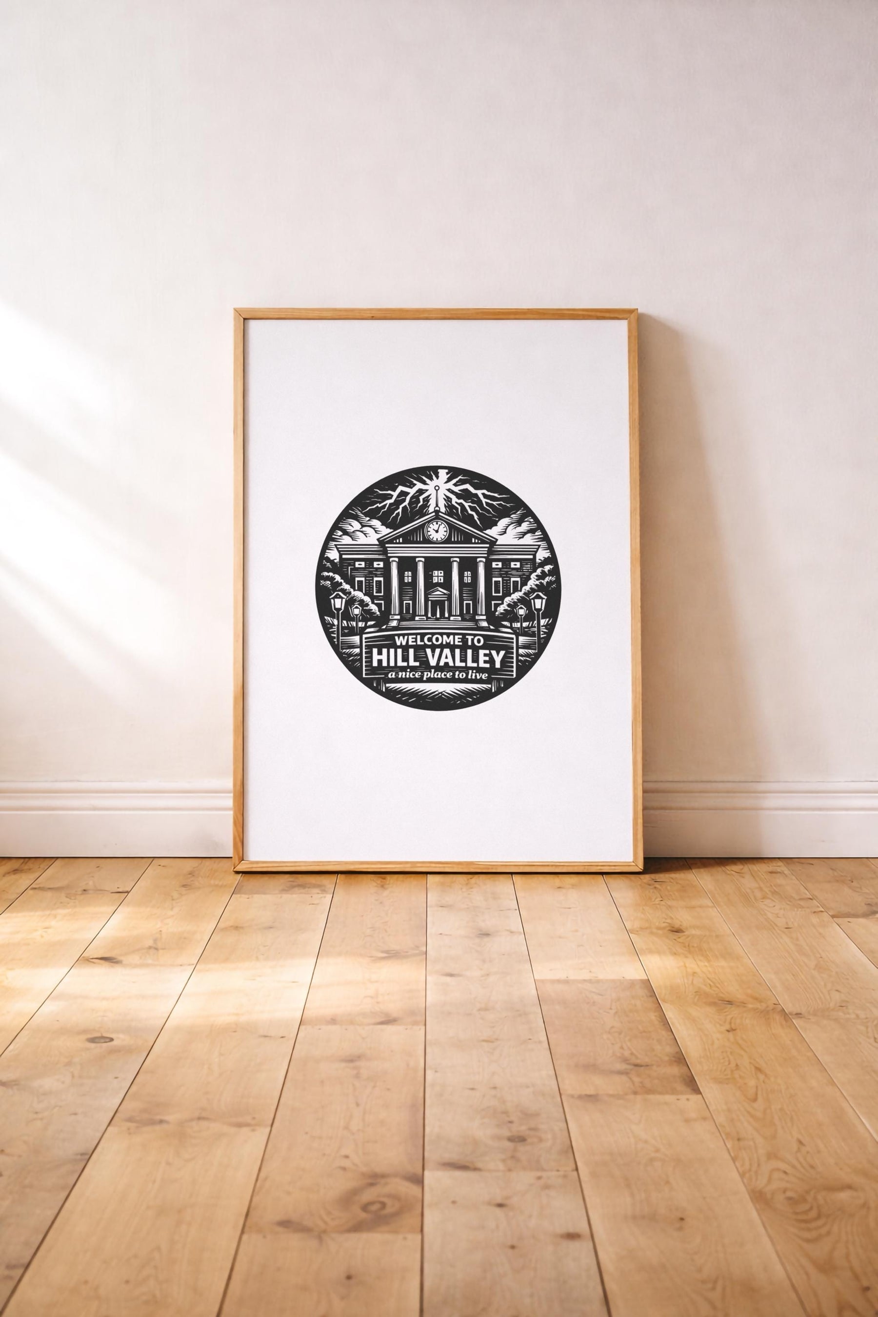 Back to the Future Hill Valley Print – Movie Location Poster — image 2