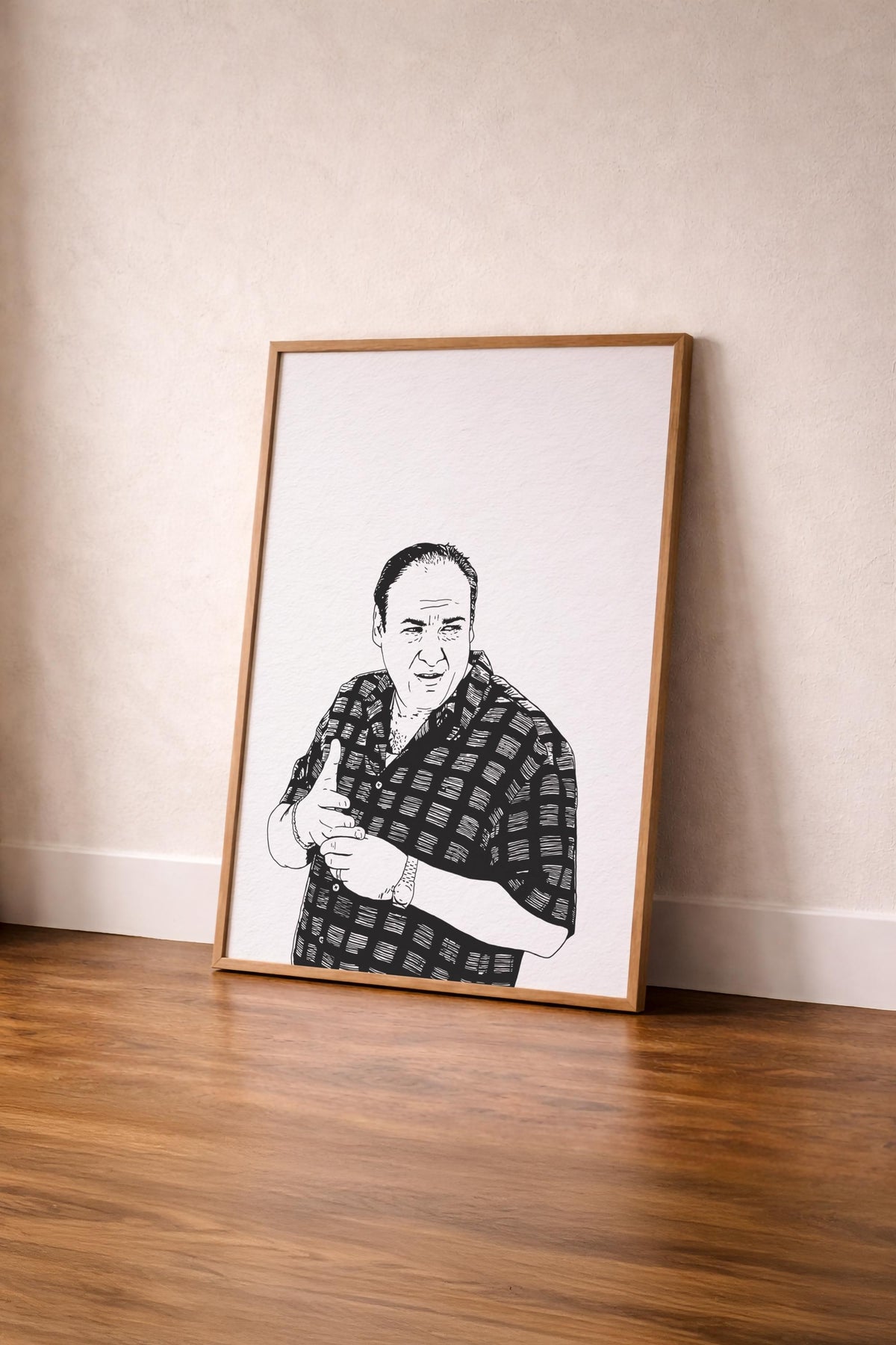 The Sopranos – Tony Soprano Portrait Wall Art Print — image 10