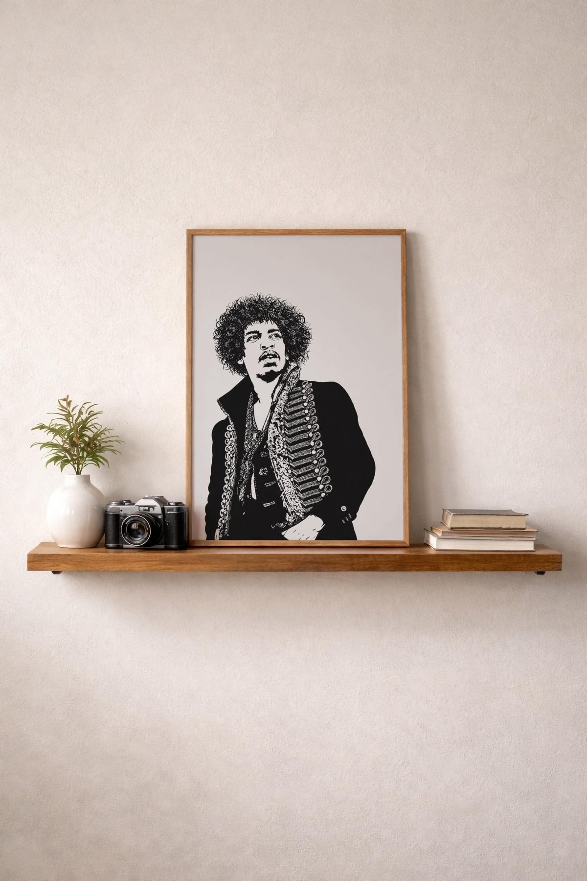 Jimi Hendrix Portrait Giclée Print – Minimalist Music Icon Wall Art — image 9