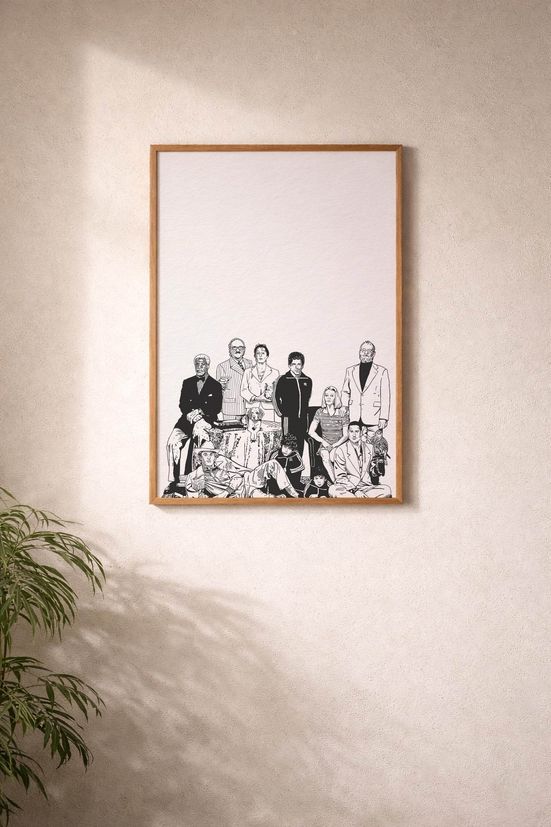 The Royal Tenenbaums Portrait Print - Wes Anderson Hand-Drawn Film Art Giclée Movie Poster — image 7