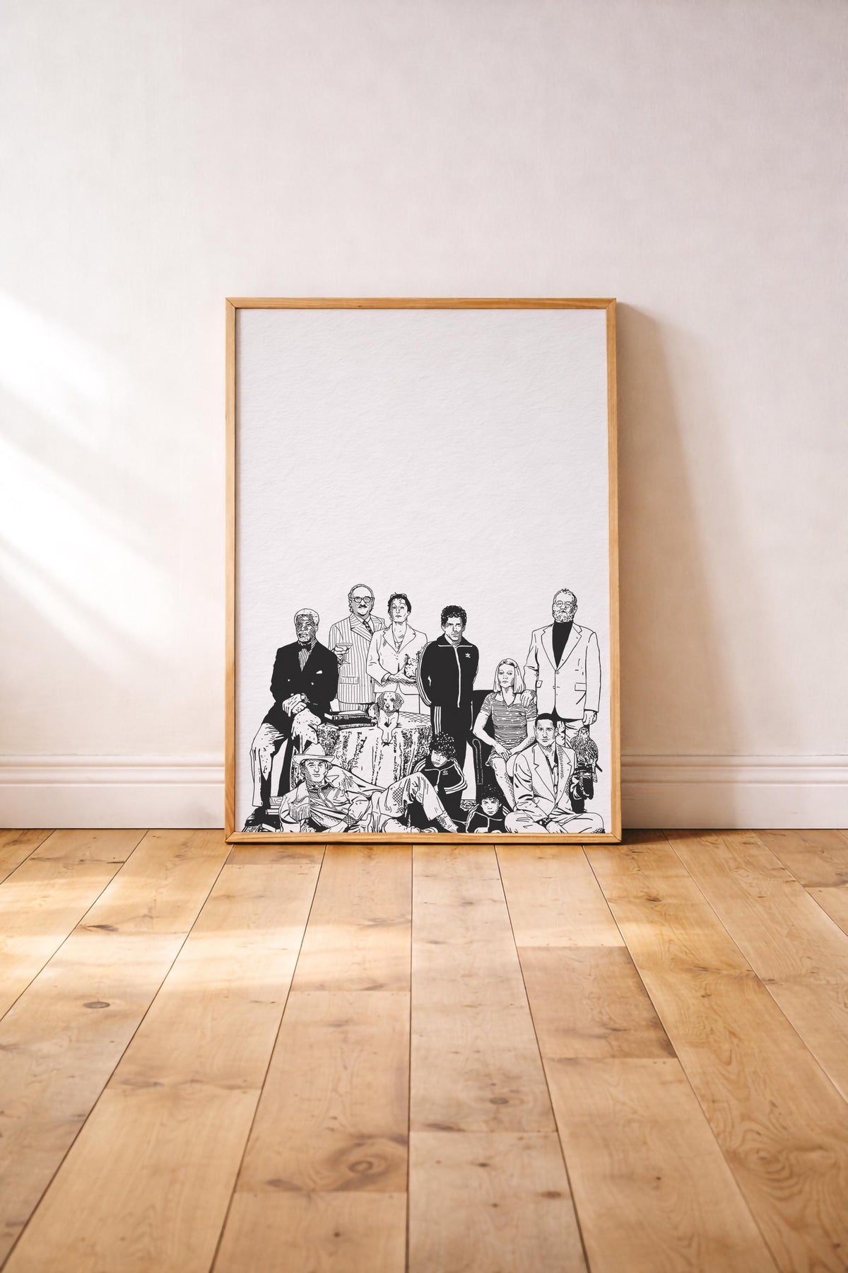 The Royal Tenenbaums Art Print | Hand-Drawn Film Poster