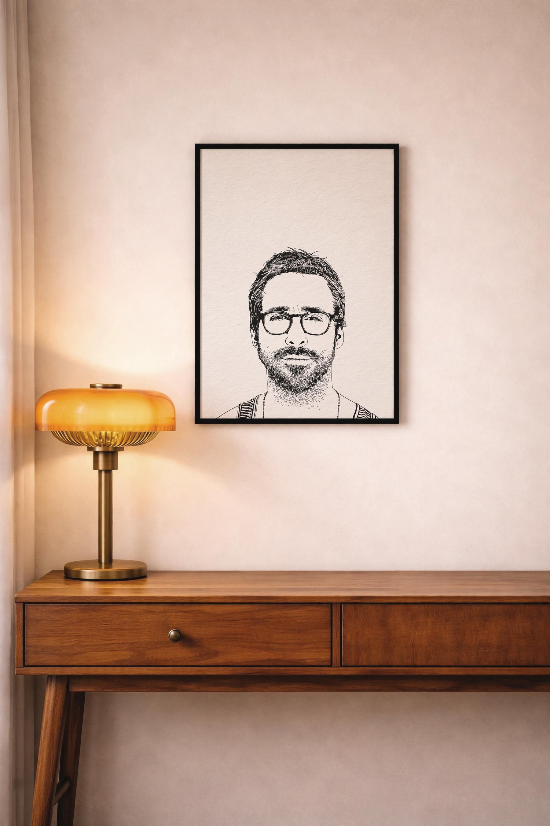 Ryan Gosling Portrait Print - Hey Girl - Giclée Wall Art Poster Print — image 7