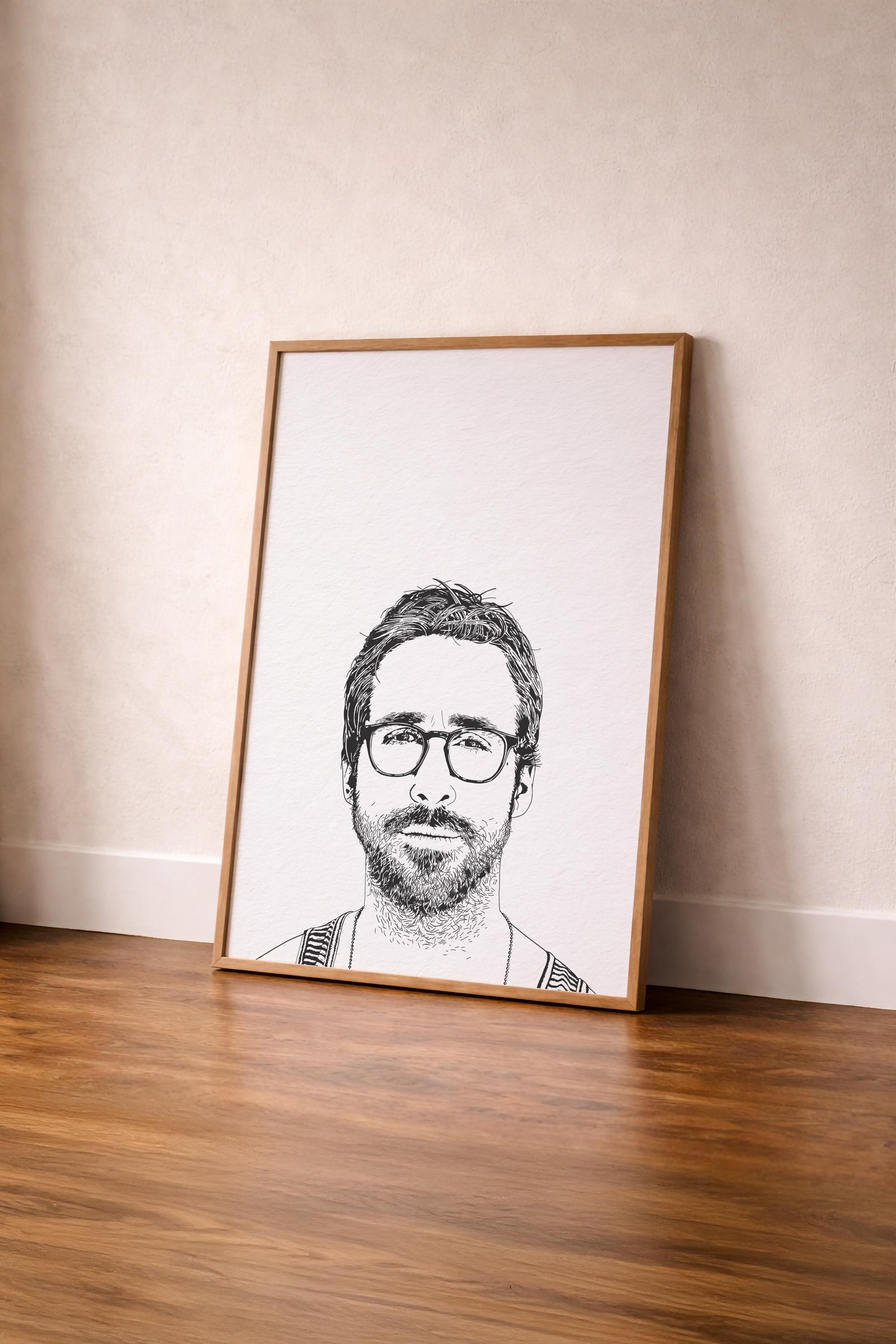 Ryan Gosling Portrait Print - Hey Girl - Giclée Wall Art Poster Print — image 4
