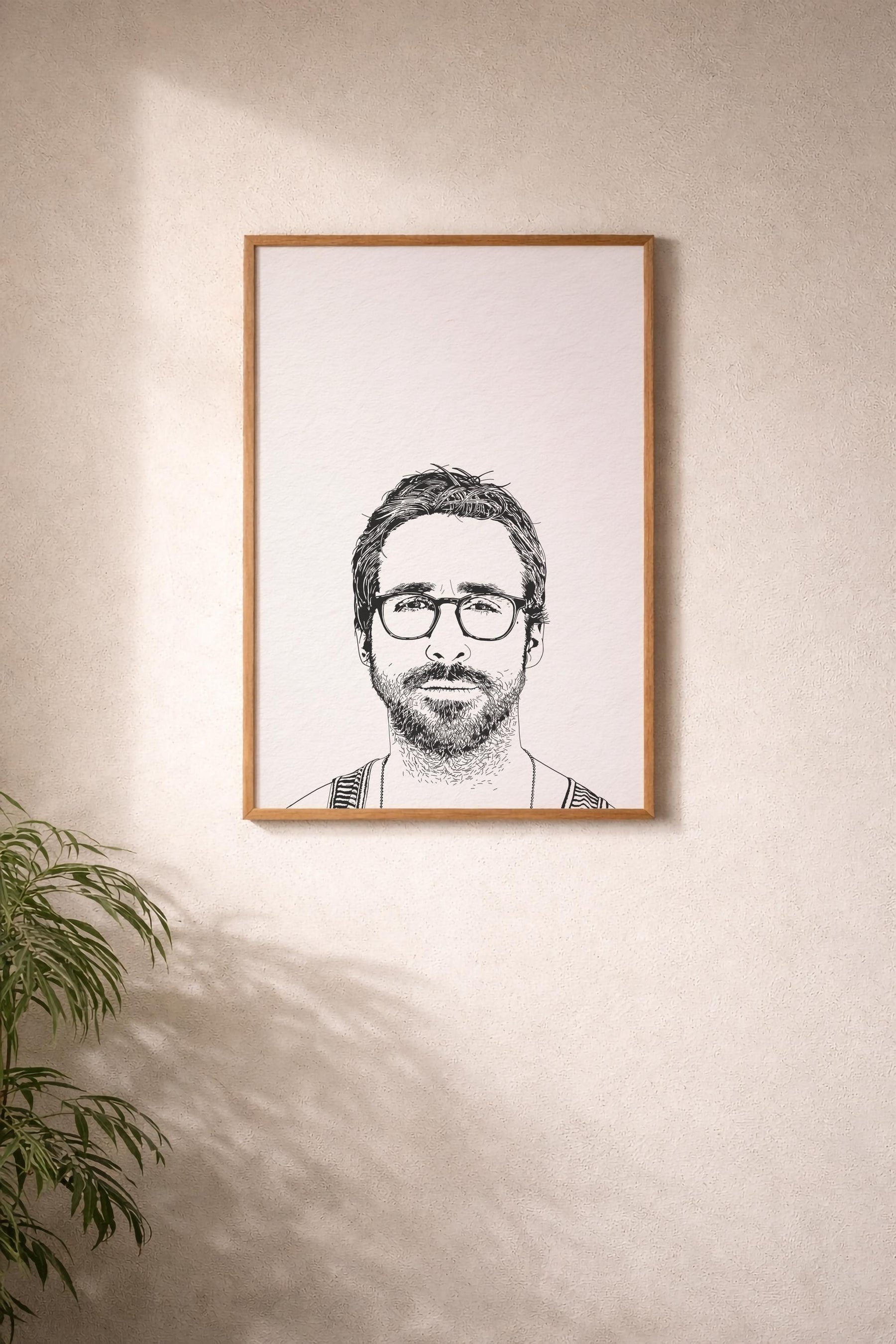 Ryan Gosling Portrait Print - Hey Girl - Giclée Wall Art Poster Print — image 8