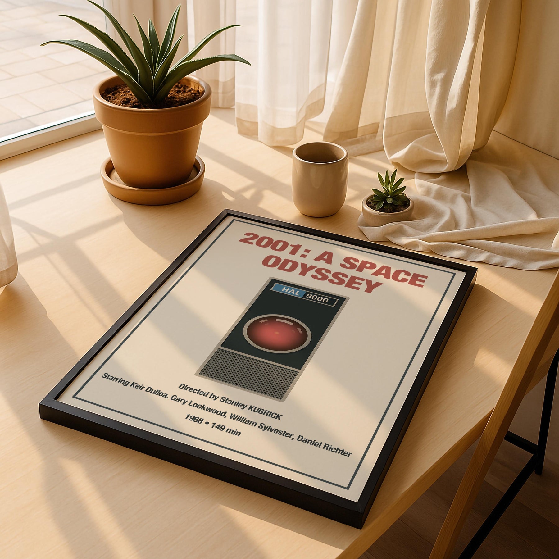 2001: A Space Odyssey HAL 9000 Minimalist Movie Poster – Kubrick Sci-Fi Vintage Wall Art Print — image 5